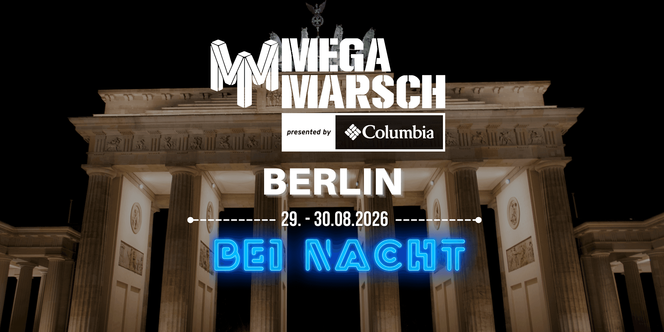 Megamarsch 50/12 Berlin bei Nacht 2026