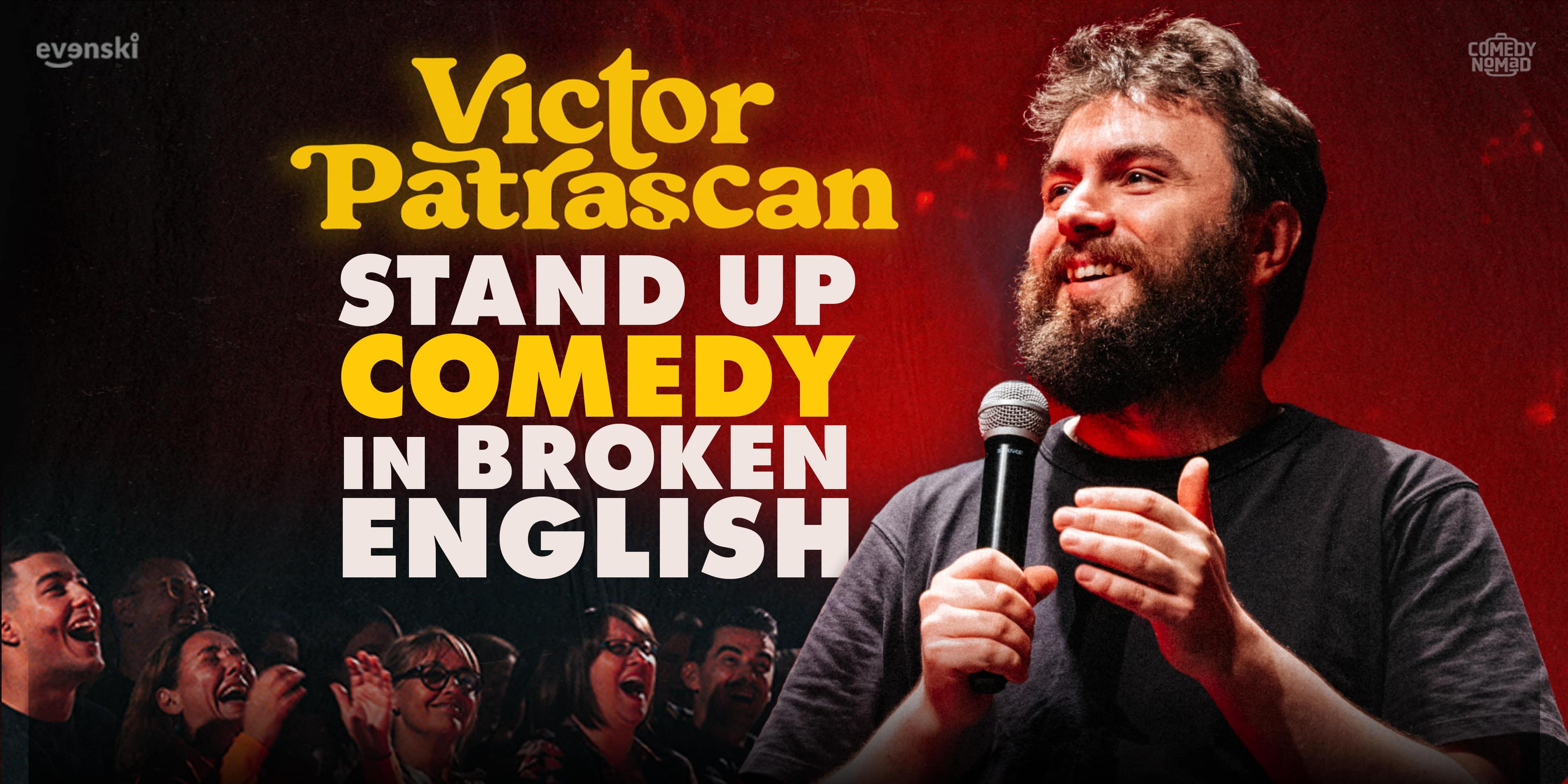 Stand up Comedy in broken English • Victor Patrascan in Basel