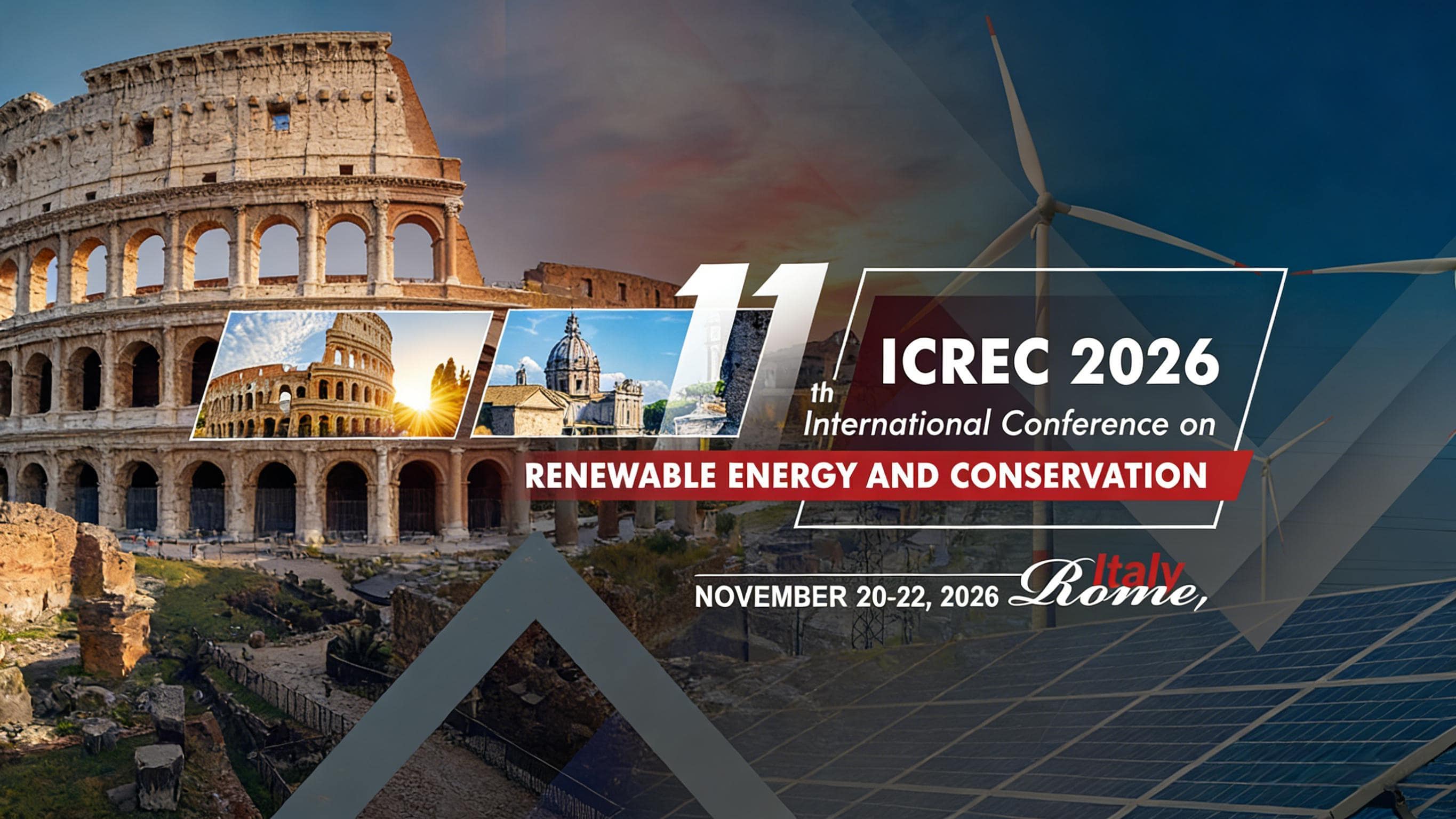 11th International Conference on Renewable Energy and Conservation ICREC26