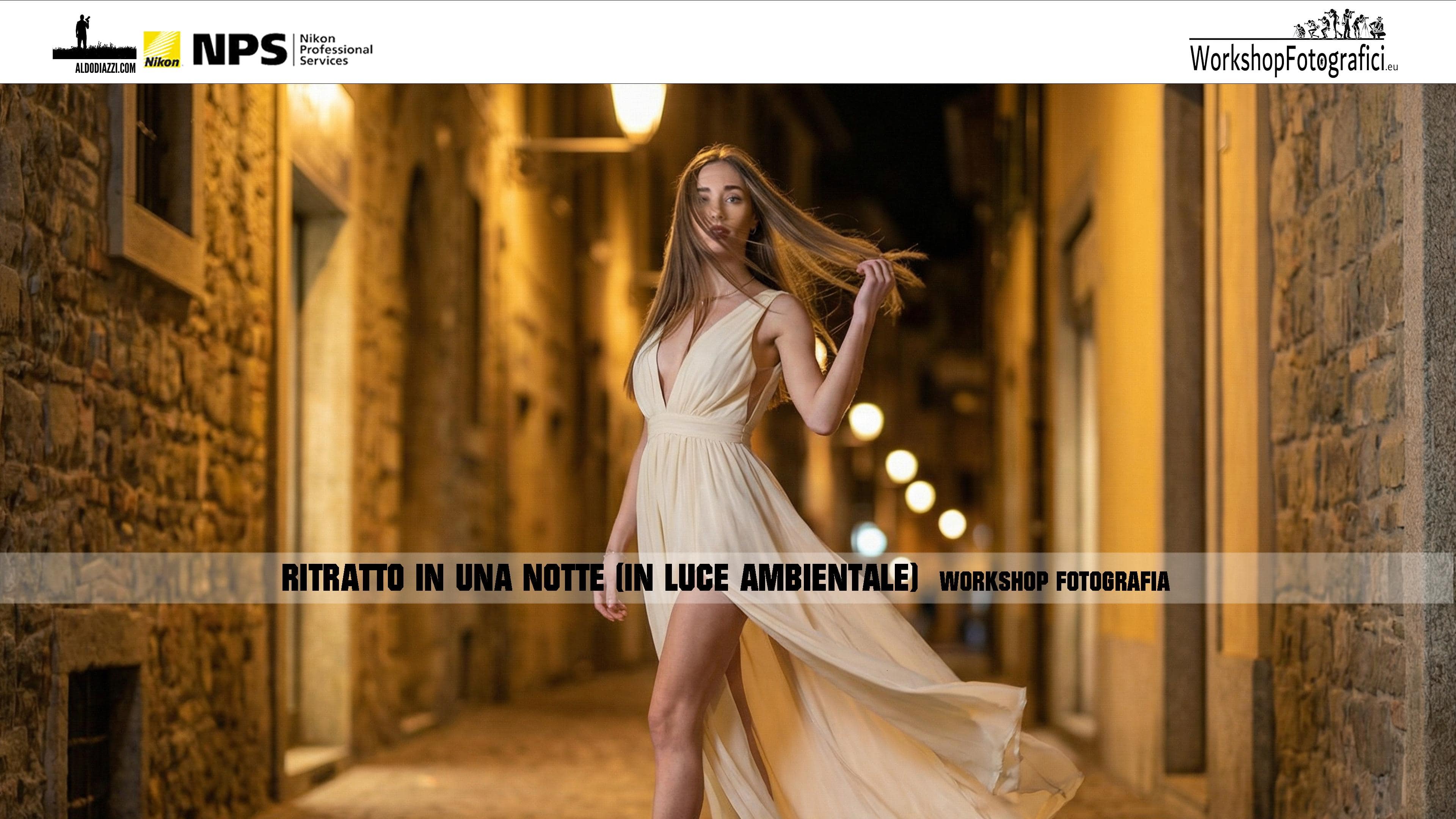 Crema (CR) - Workshop Fotografia Ritratto Notturno | in luce ambiente