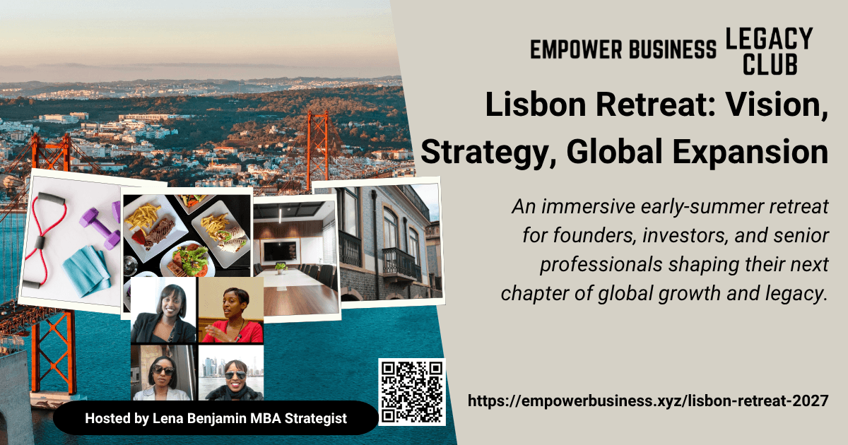 Lisbon Legacy Club Retreat 2027: Vision, Strategy, Global Expansion