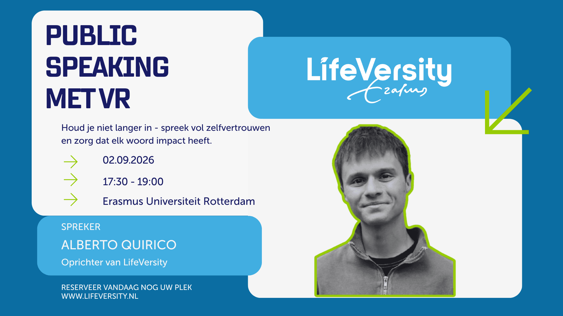 Public Speaking Workshop met VR