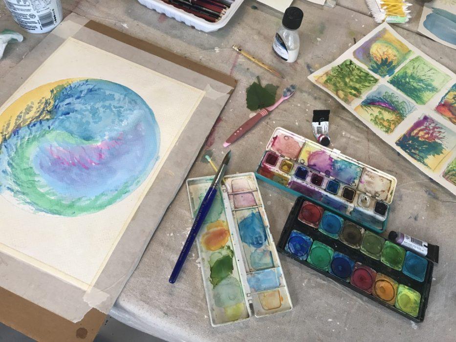 Painting Party  Watercolour & Mix Technique /Animals and Nature/ Amersfoort