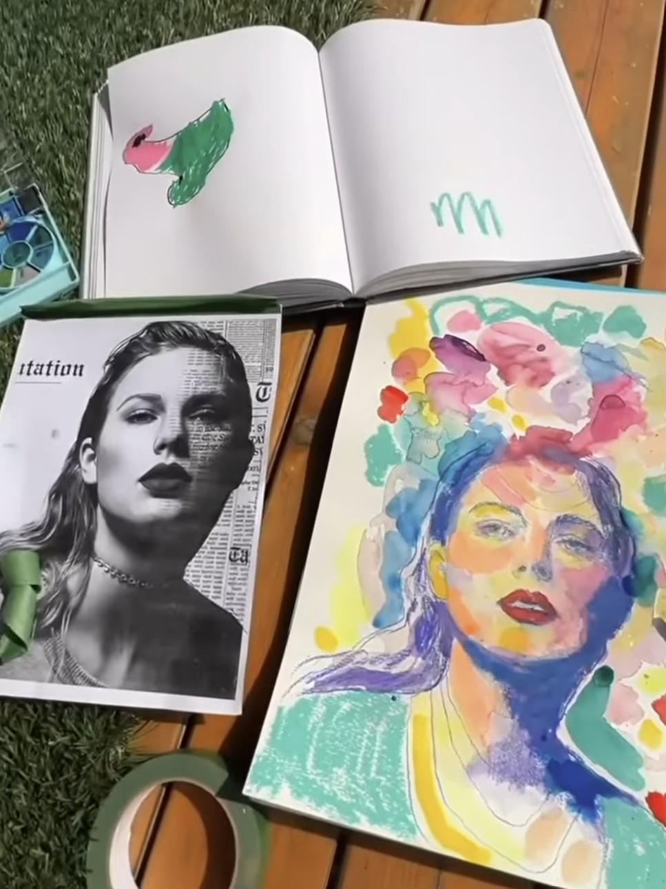 Painting Party  Watercolour & Mix Technique / Portraits / Amersfoort