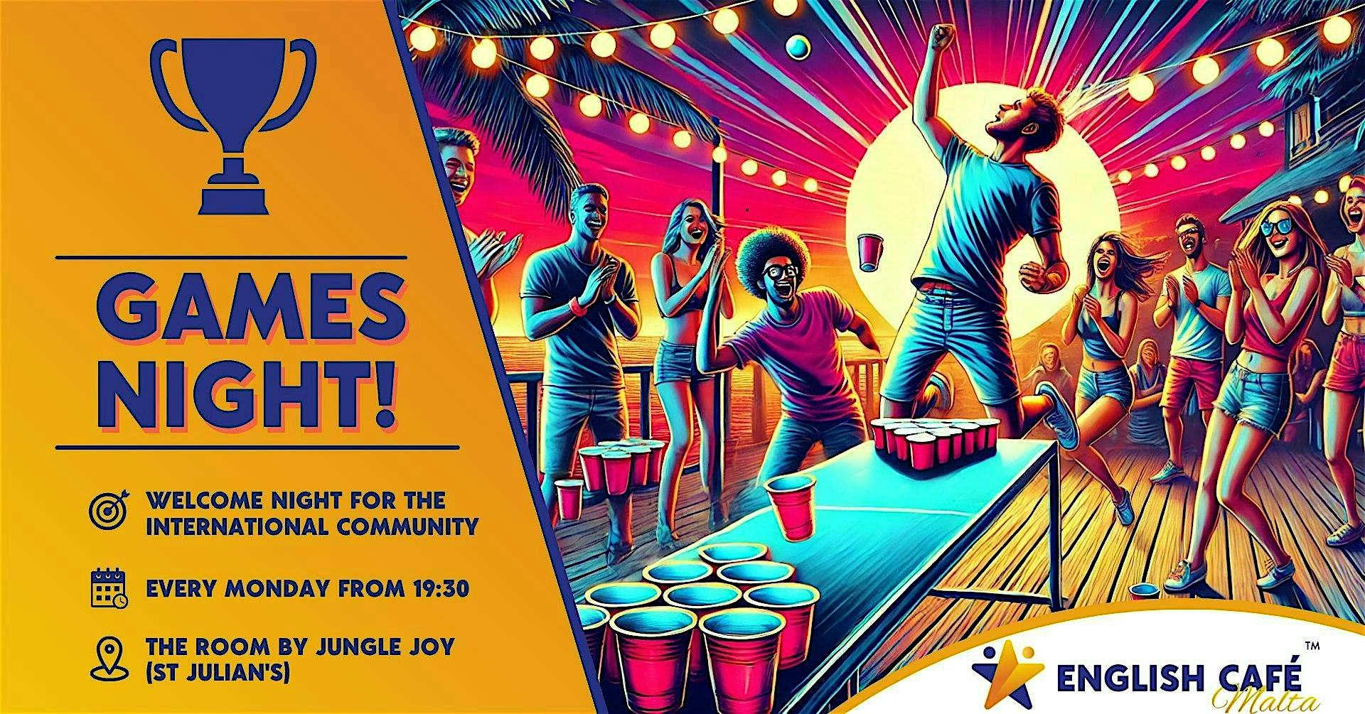 Monday Games Night – Welcome Party