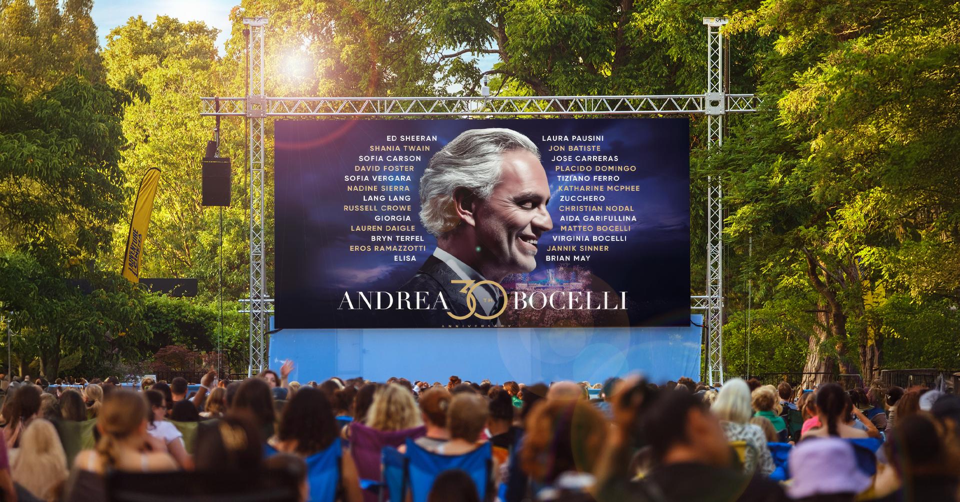 Andrea Bocelli Outdoor Cinema Celebration at Coombe Abbey Country Park