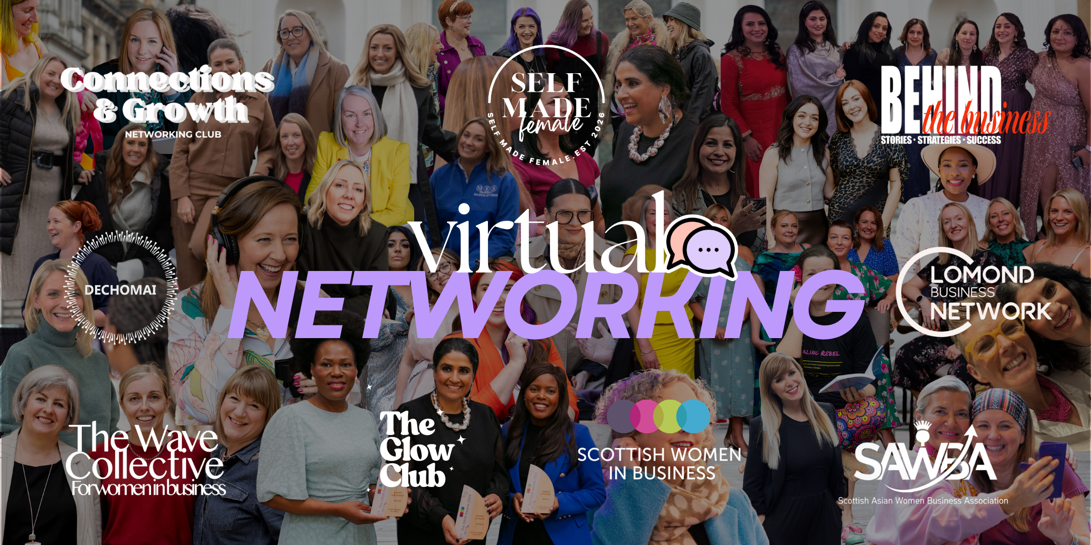 Multi-Club Virtual Networking for Women in Business - August