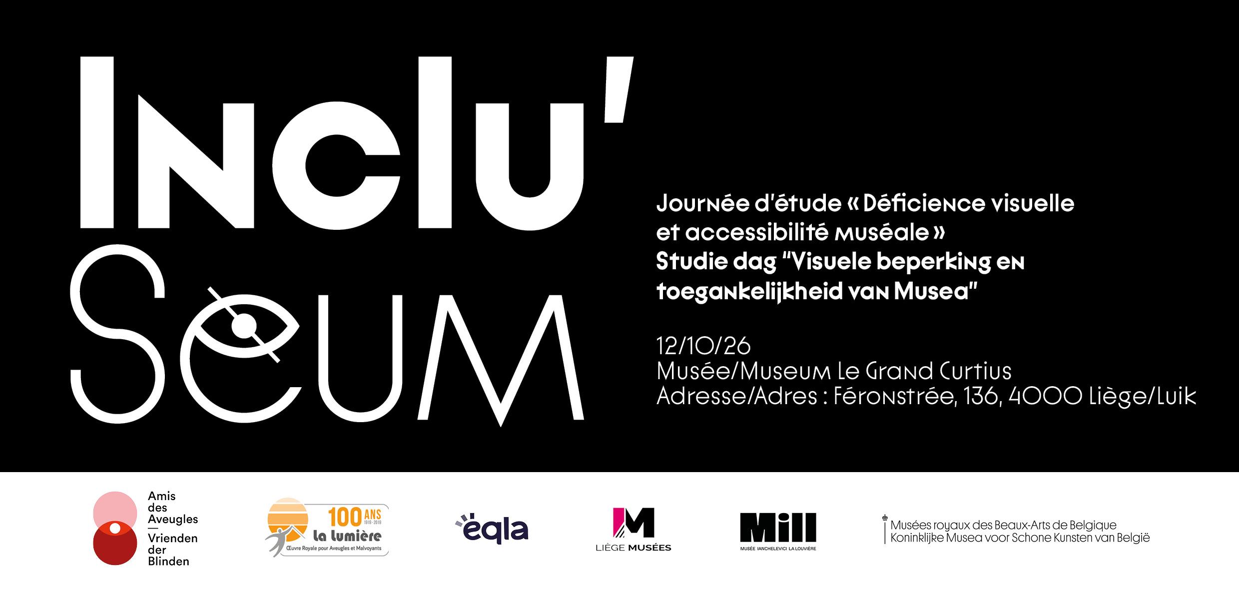 Journée d’étude/studiedag "INCLU'Seum" 2026