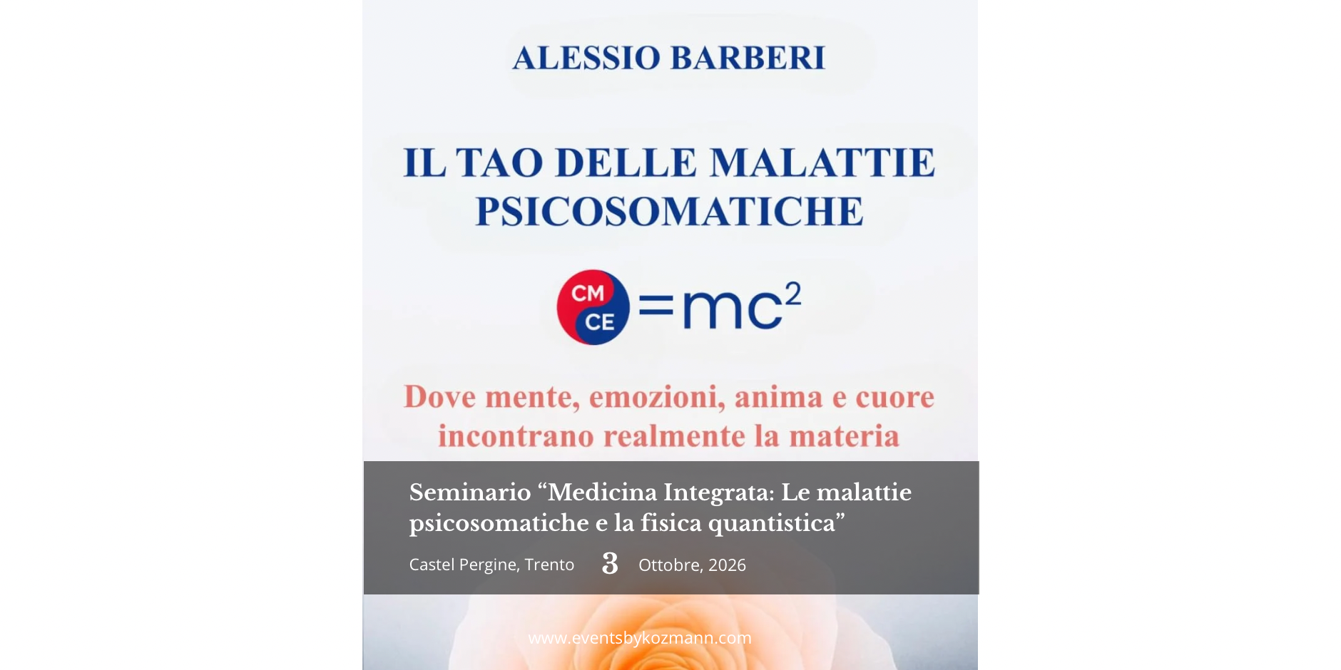 Seminario: Medicina integrata con Dott. Alessio Barberi