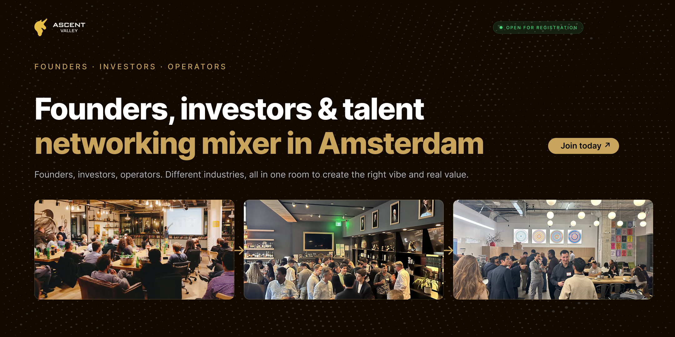 Startup Networking Amsterdam: Founders, Investors & Talent Mixer