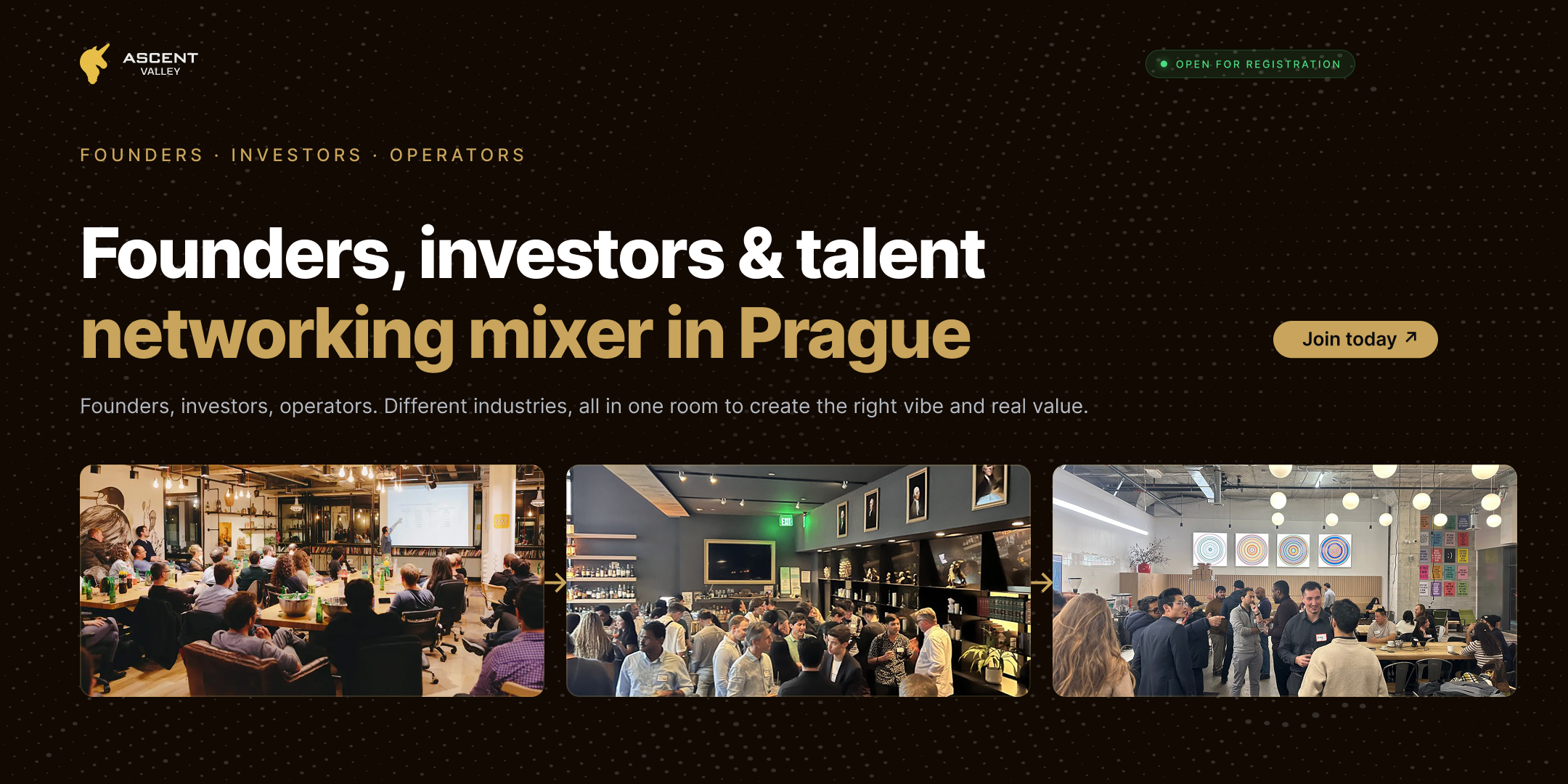 Startup Networking Prague: Founders, Investors & Talent Mixer