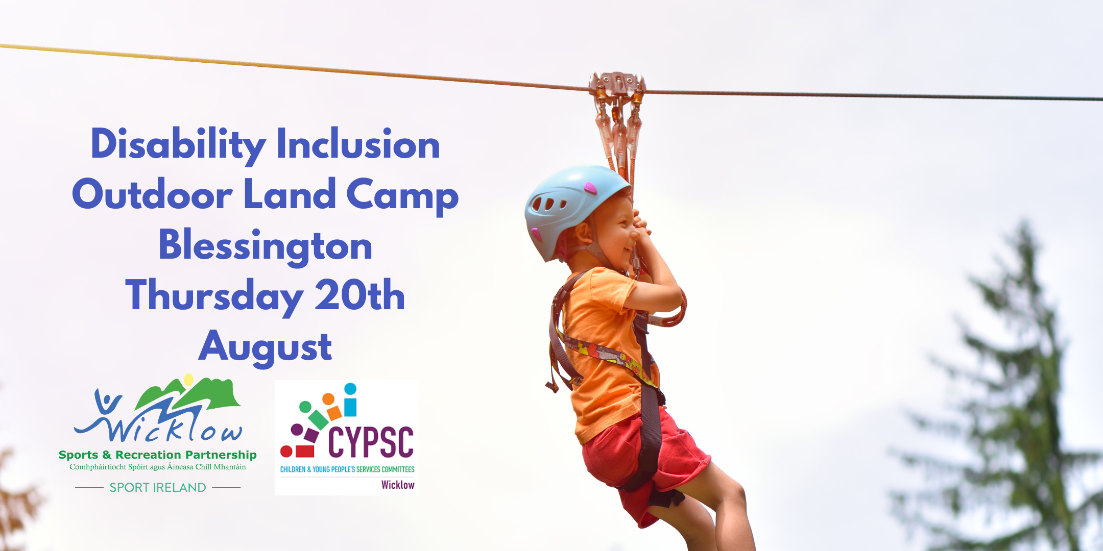 Disability Inclusion Outdoor Land Camp 8 to 11 years  9.30am to 12.30pm