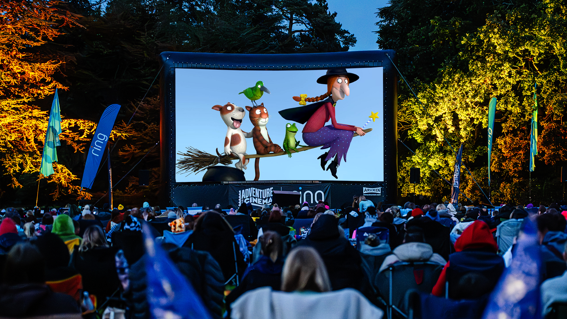 Room on the Broom & Zog Outdoor Cinema at Kew Wakehurst