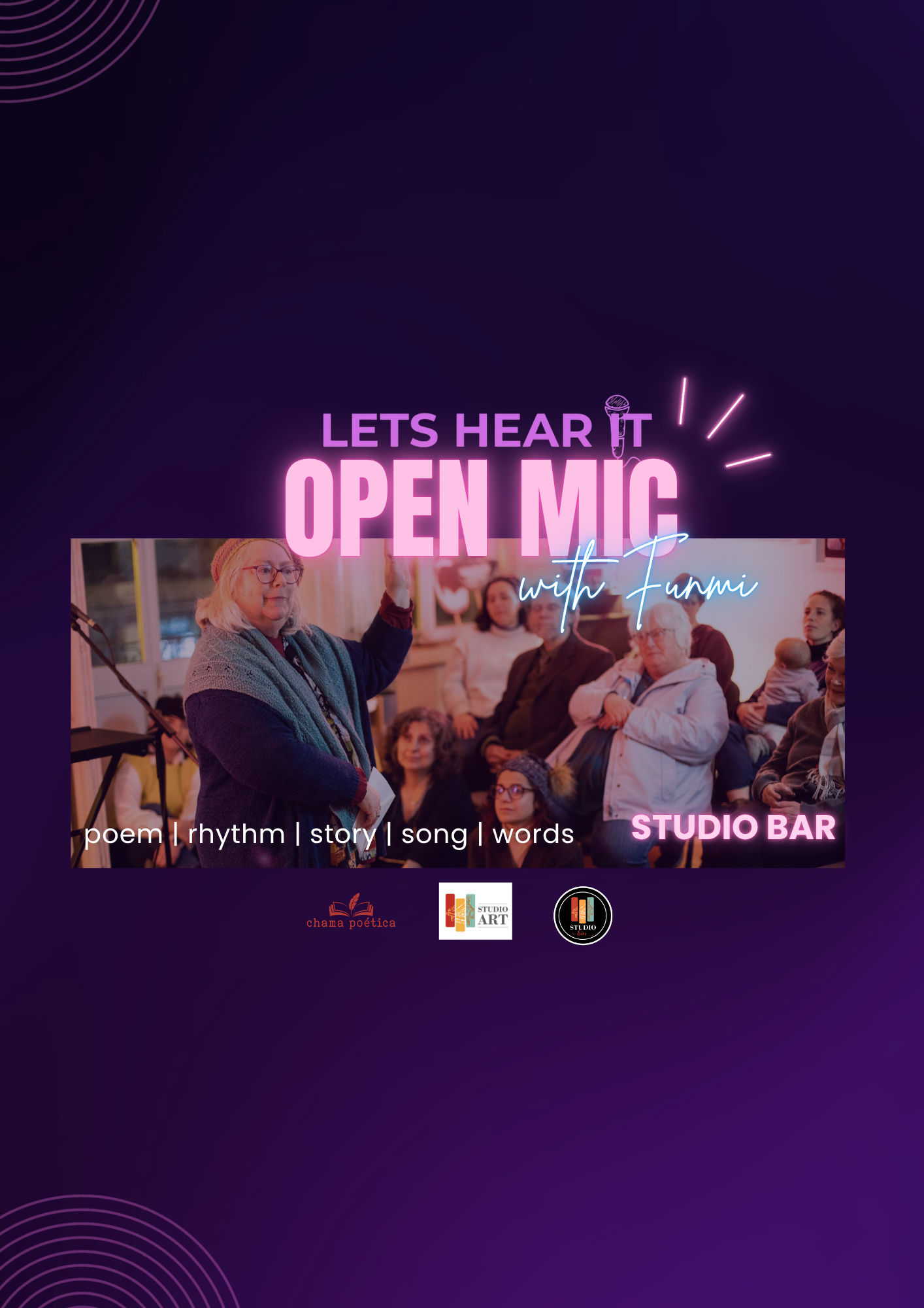 Let's Hear It Braga - Open Mic in English