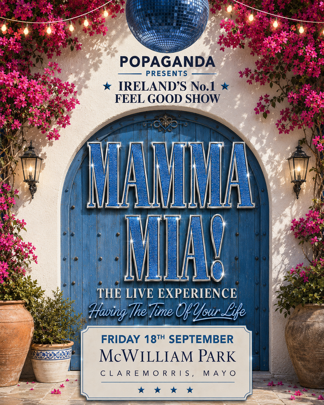 Mamma Mia  - The Live Experience.  Radisson Hotel, Limerick