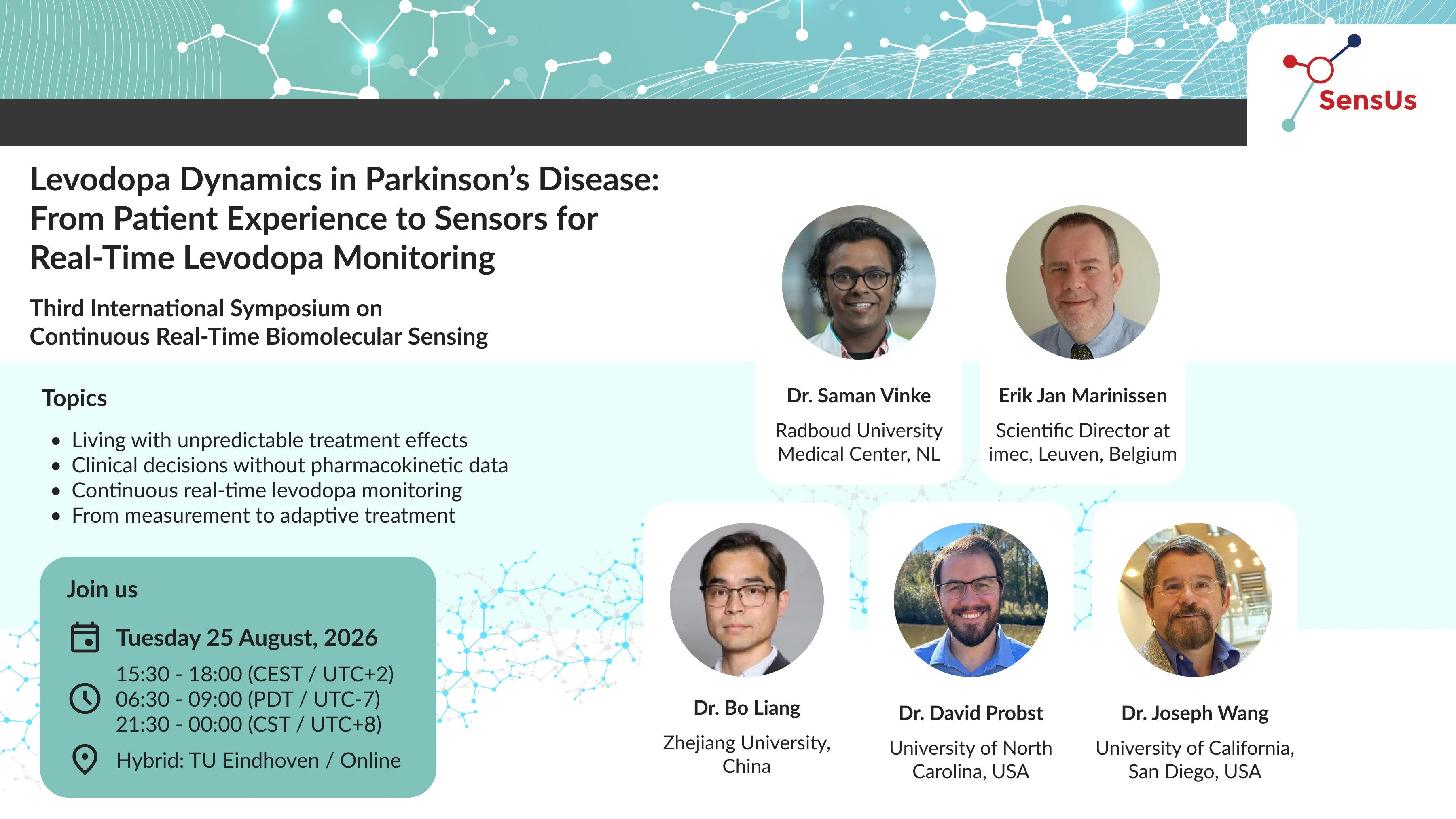Third International Symposium on Continuous Real-Time Biomolecular Sensing
