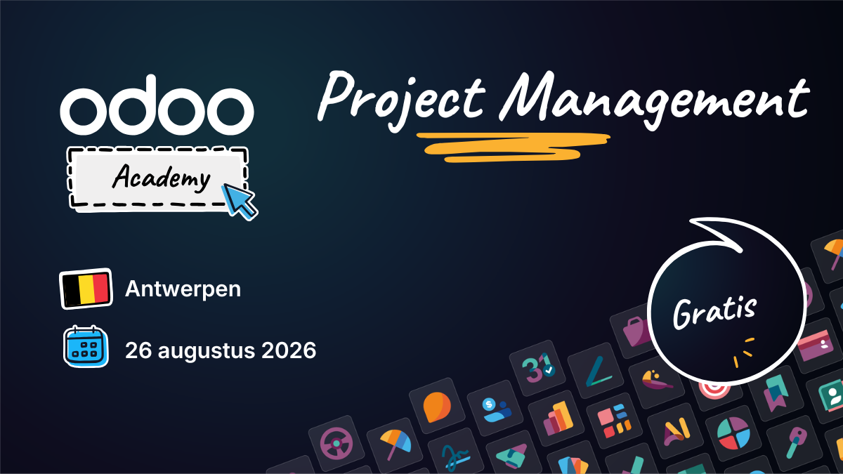 Odoo Academy Project Management - Antwerpen