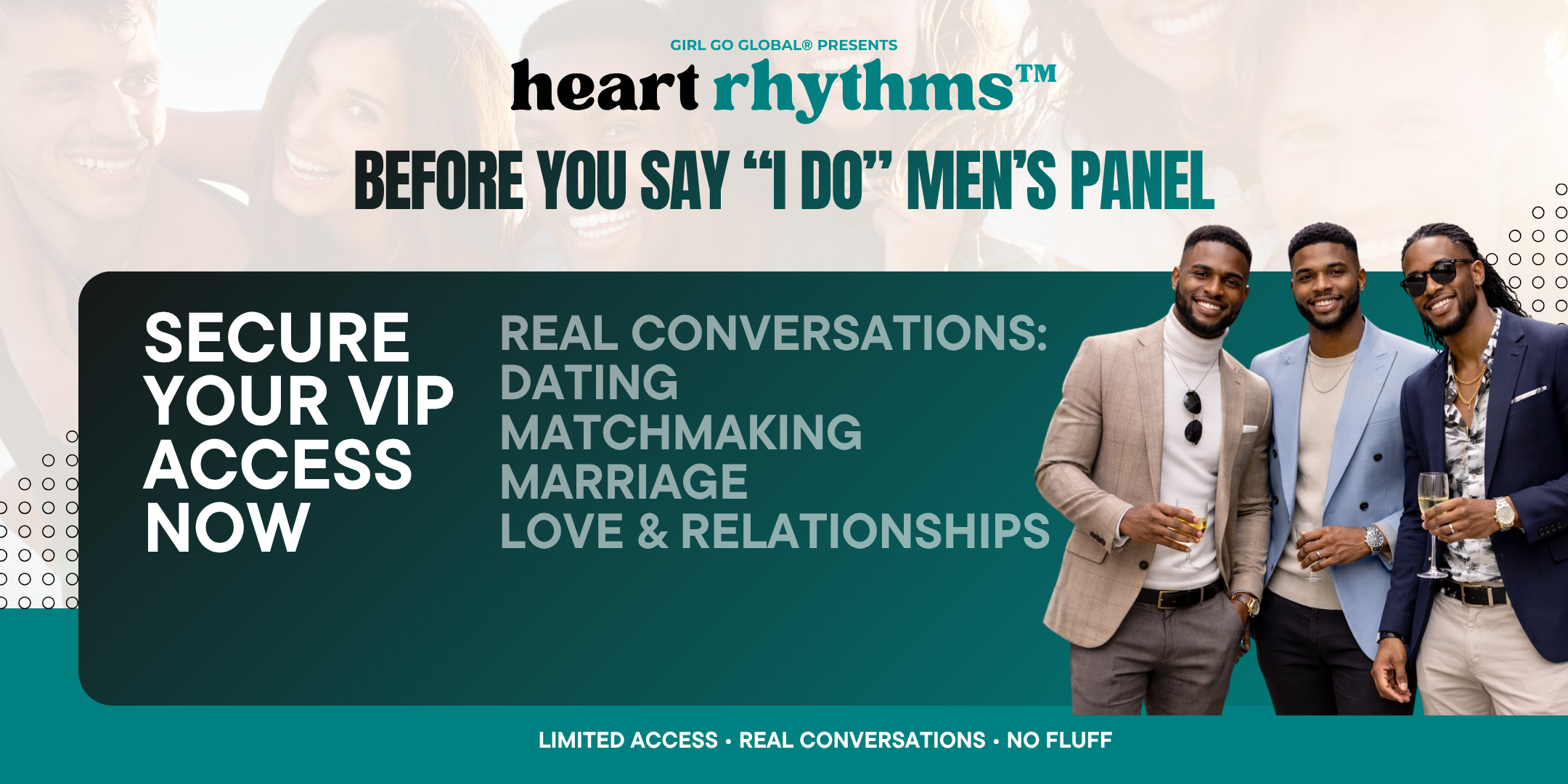 Before You Say, "I Do" Men's Panel: A Conversation for the Ladies