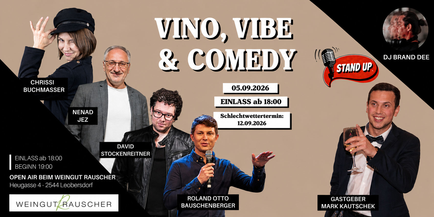 Vino, Vibes & Comedy