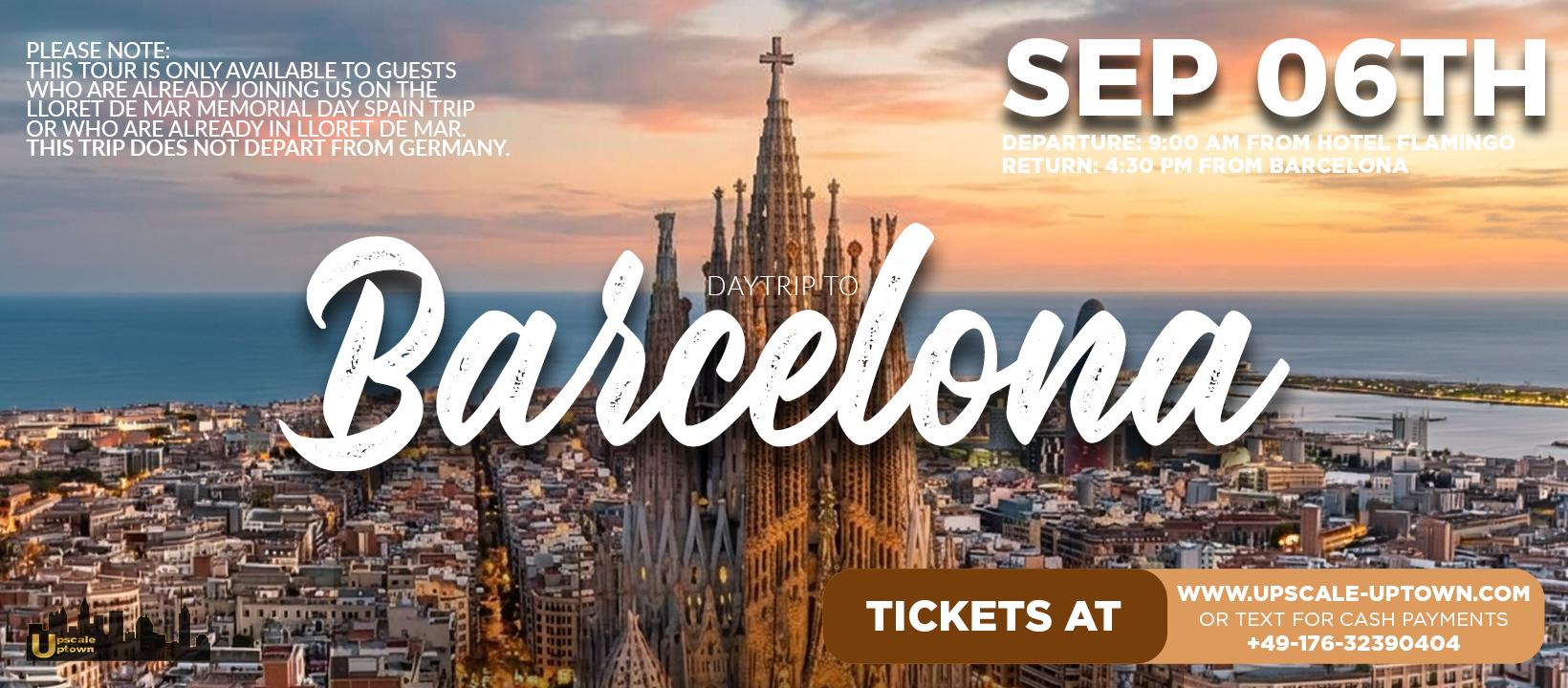 BARCELONA DAY TOUR - FROM LLORET DE MAR