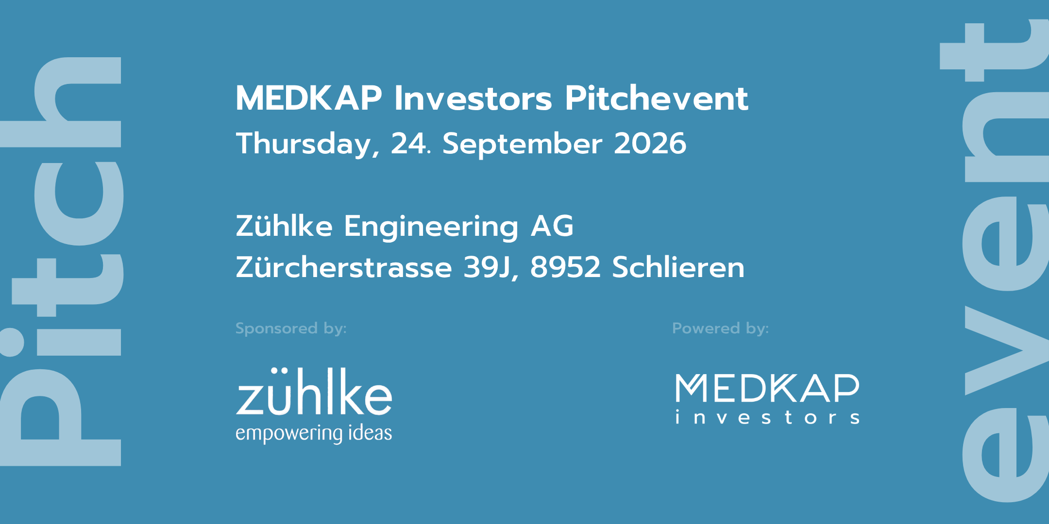 MEDKAP Investor's Pitchevent at Zühlke