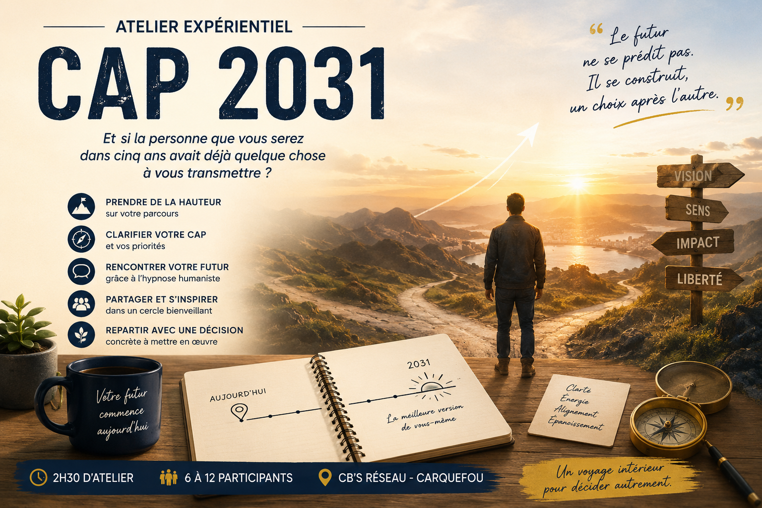 CAP 2031 ! À la rencontre de votre futur Vous.