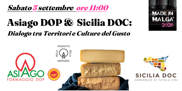 Asiago DOP &  Sicilia DOC