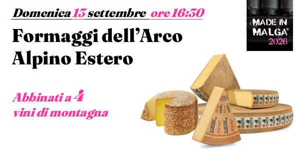 Formaggi dell’Arco Alpino Estero