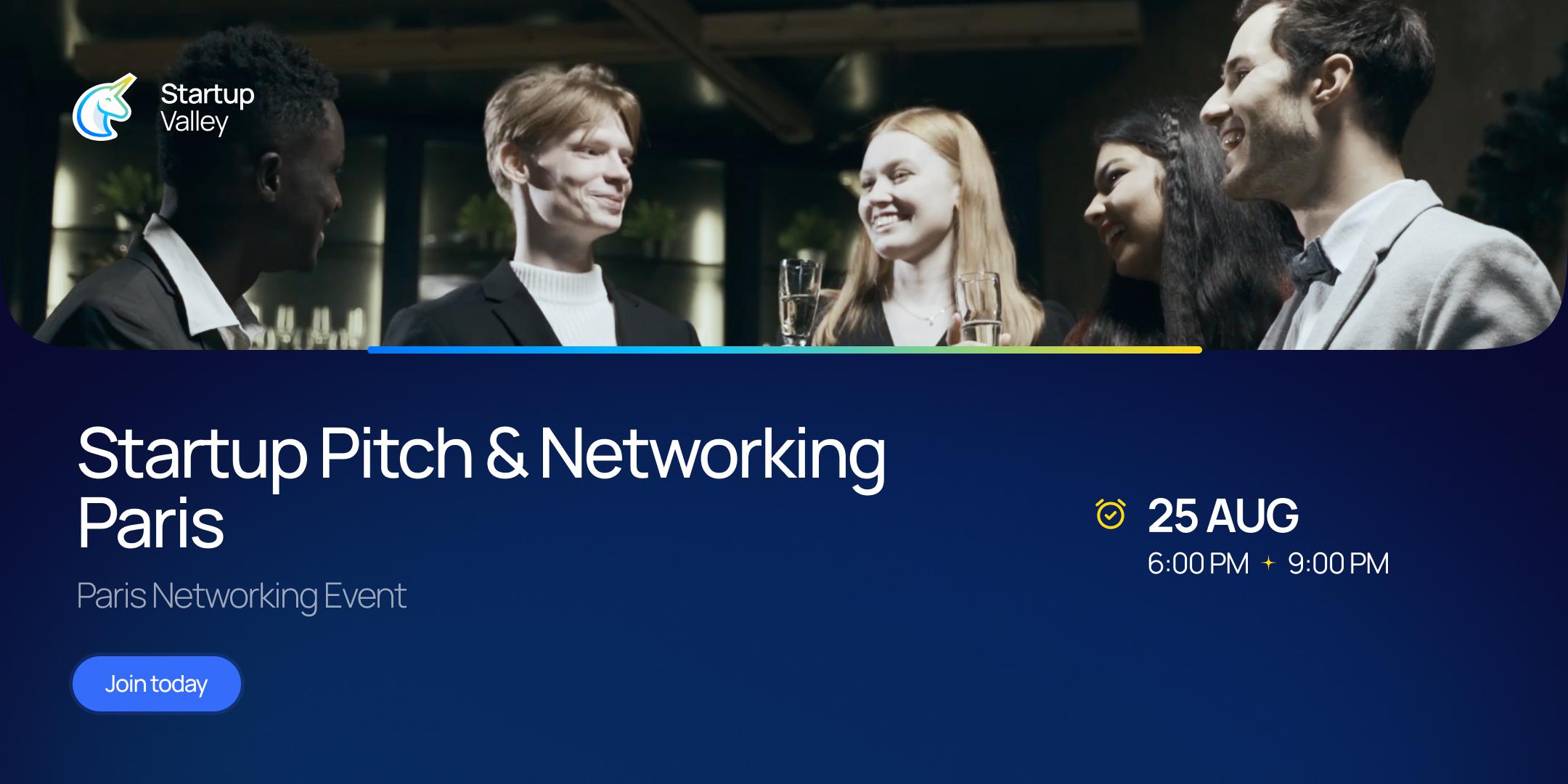 Startup Pitch & Networking     Paris