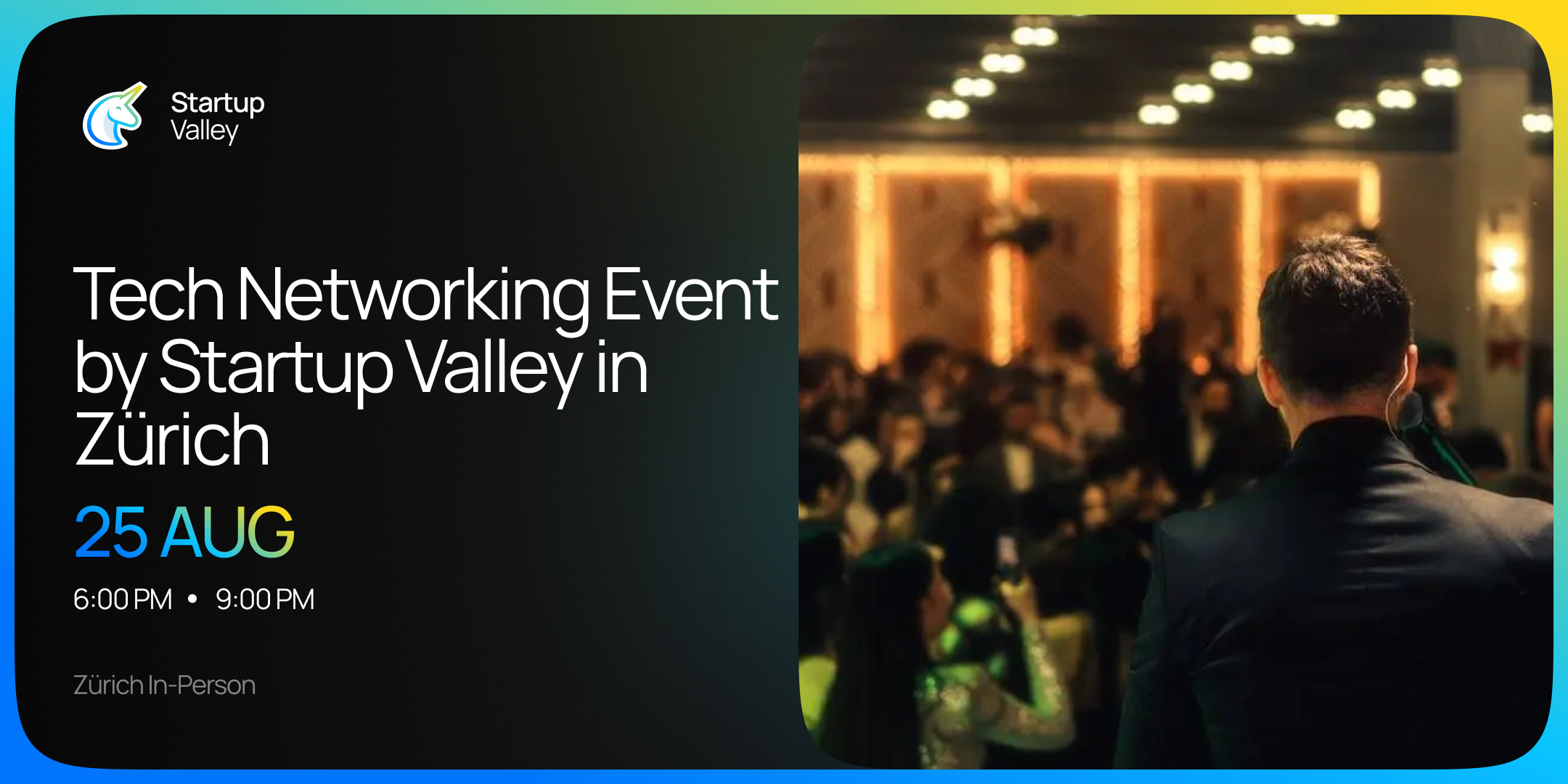 Tech Networking Event by Startup Valley   in     Zürich