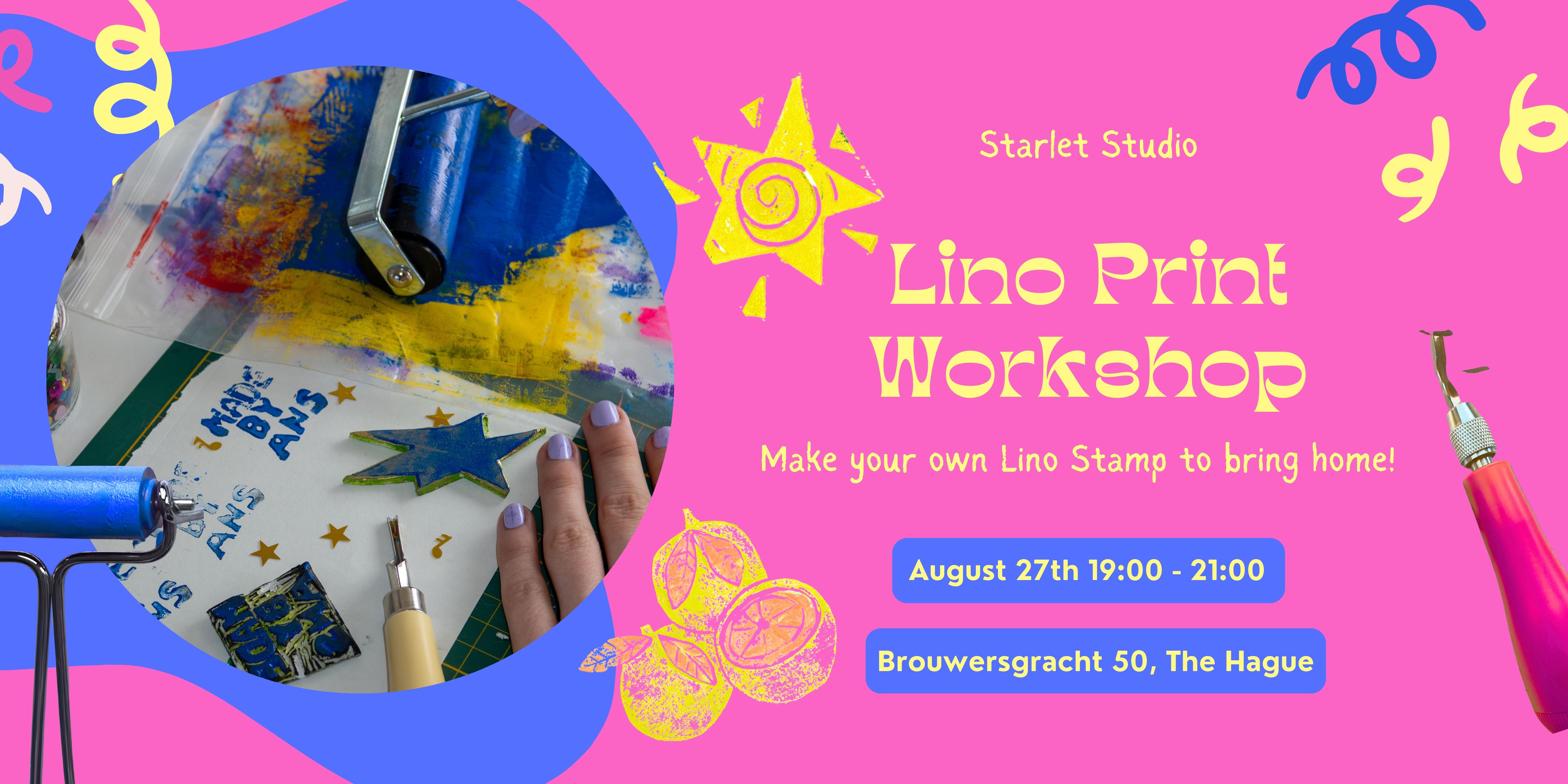 Lino Print  Workshop