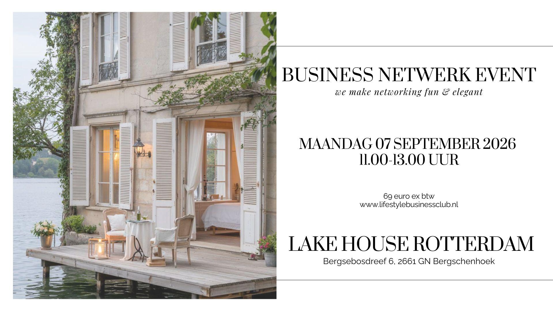 Waterfront Business Lunch - Lake House Rotterdam