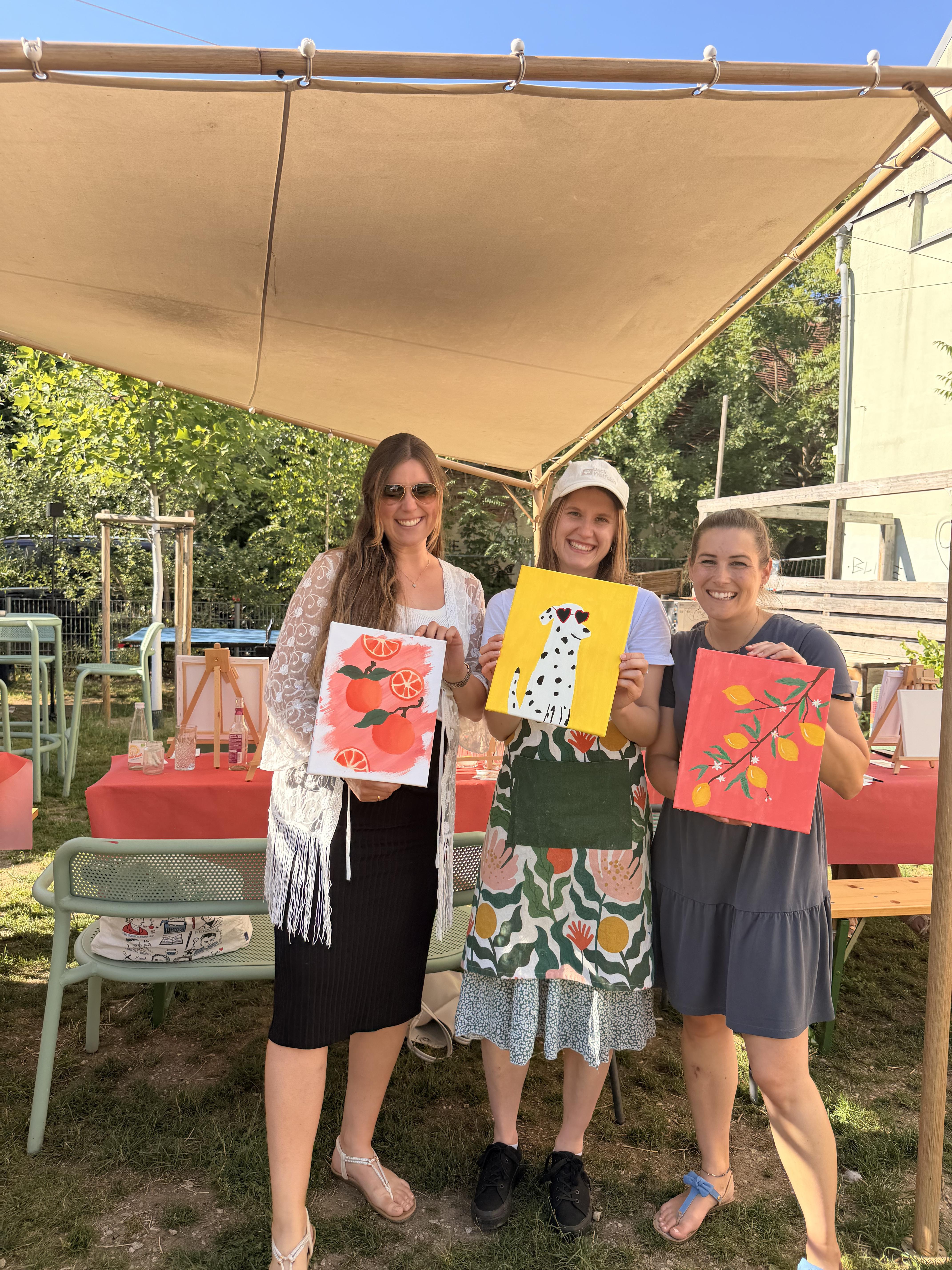 Paint, Sip & Enjoy- Ein kreativer Abend in der Stadt FUNNY ANIMALS Editon