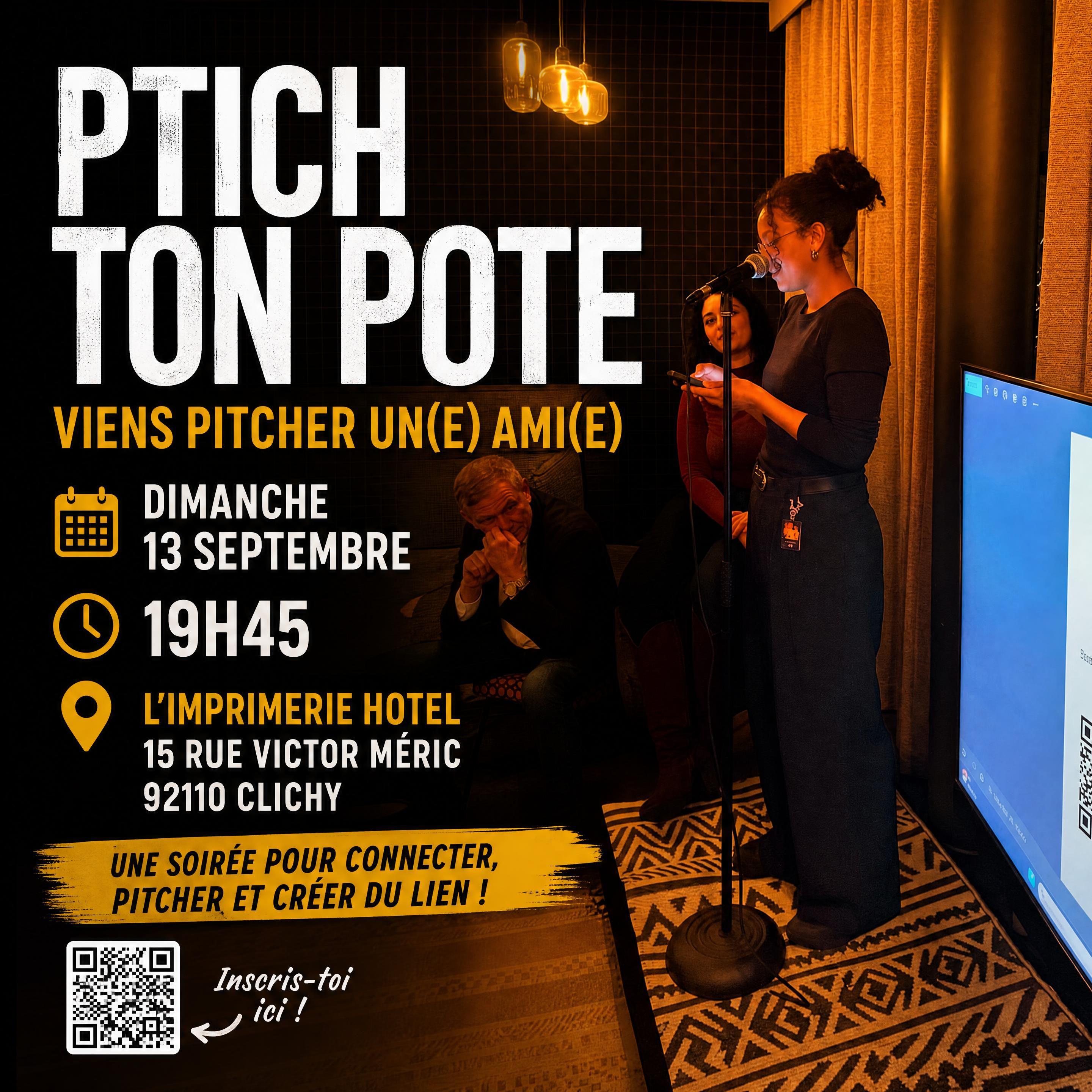 Pitch ton pote! viens pitcher un(e) ami(e) - 25-35 ans