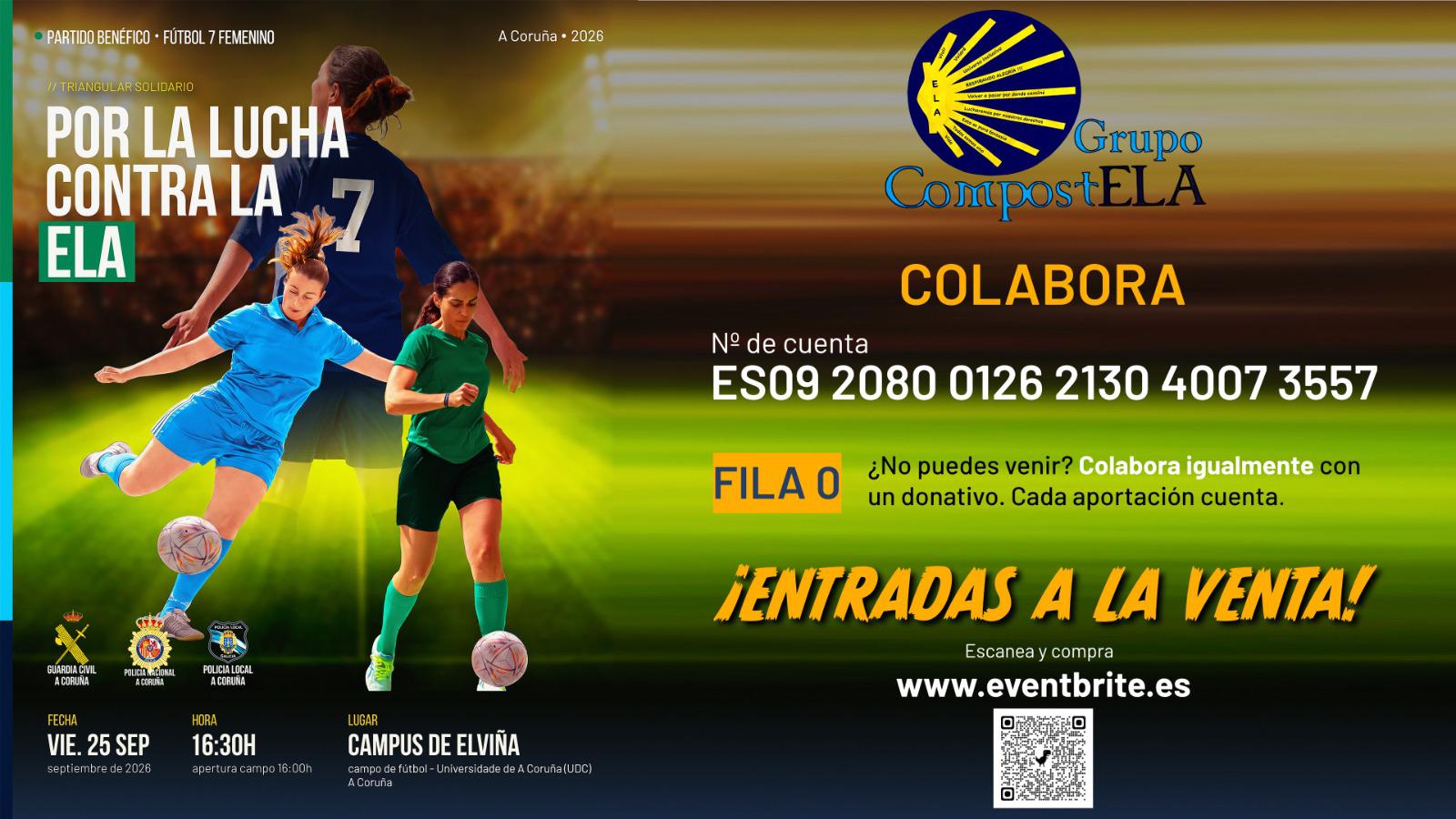 TRIANGULAR BENÉFICO DE FUTBOL 7 CONTRA LA ELA