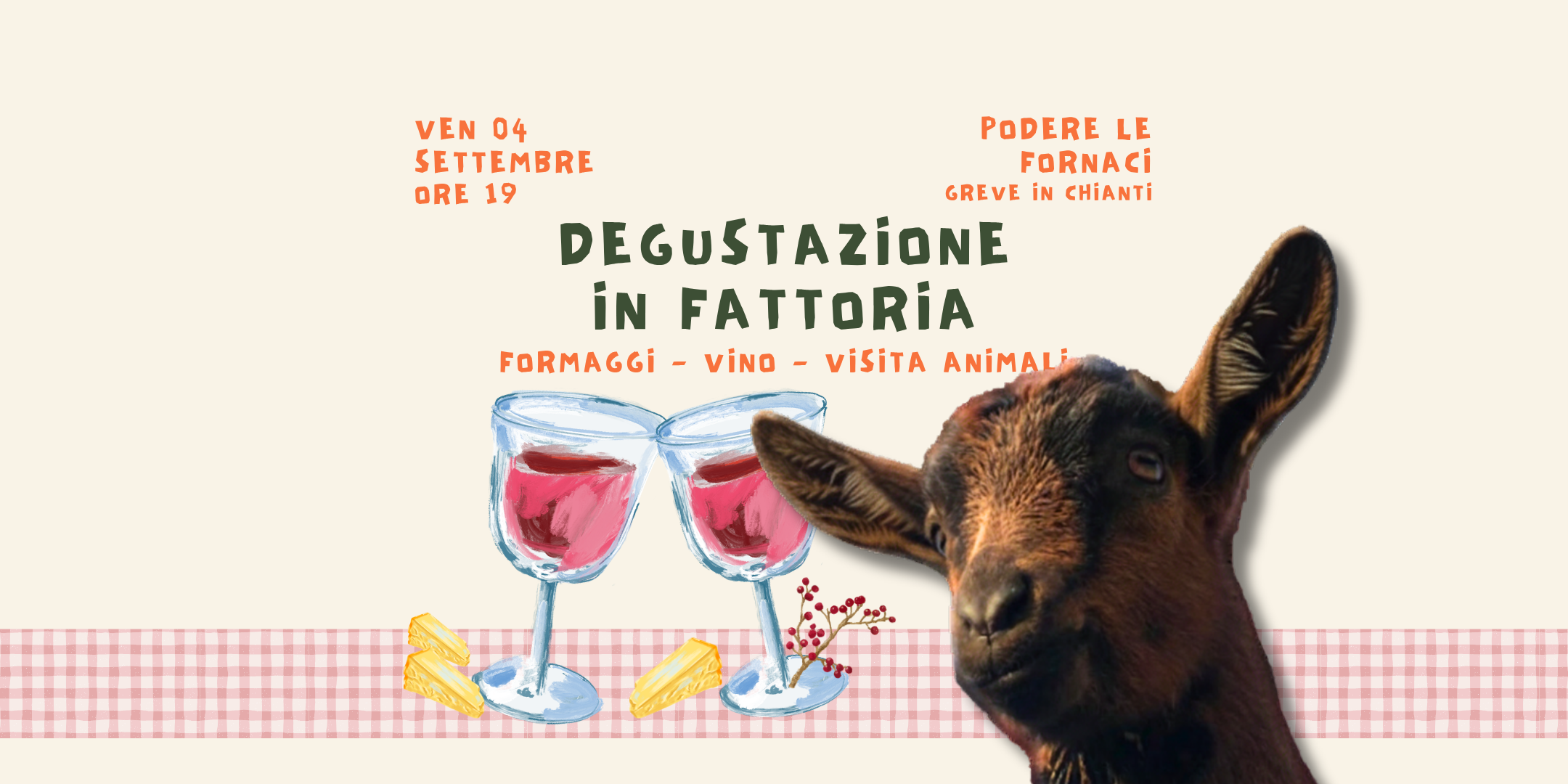 Degustazione di formaggi e vino con visita in fattoria