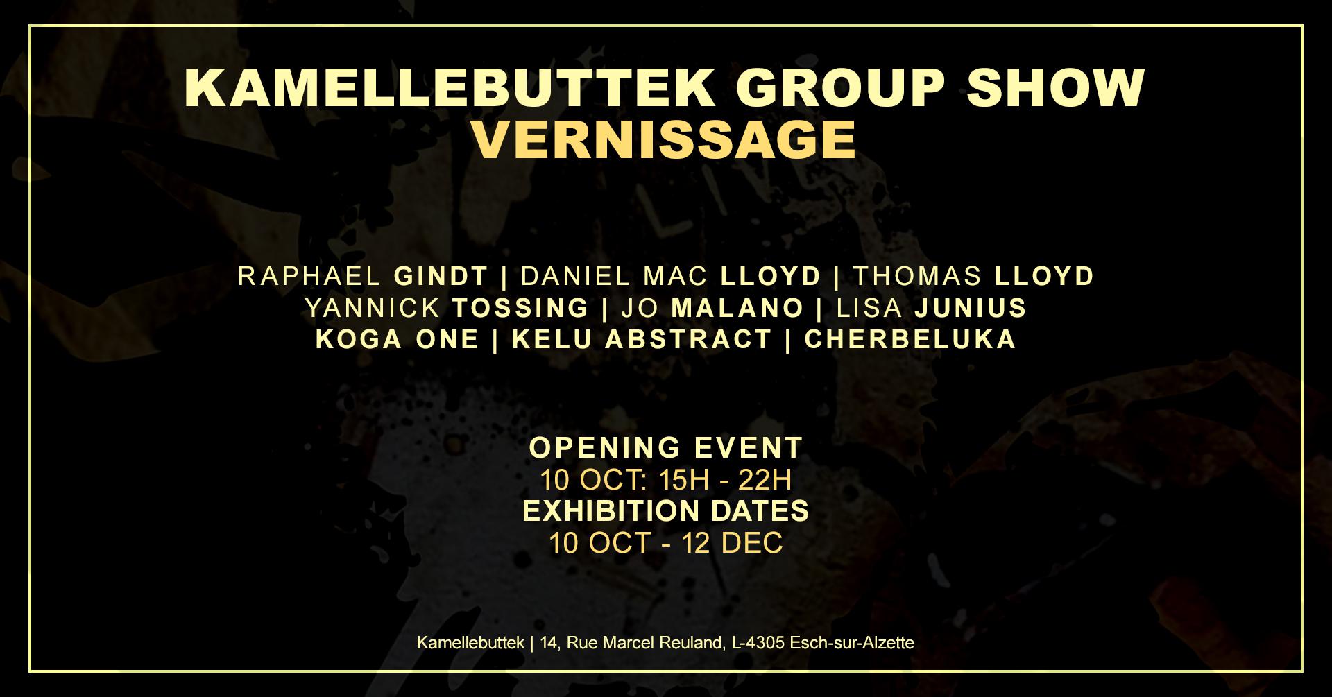 VERNISSAGE | Kamellebuttek Group Exhibition