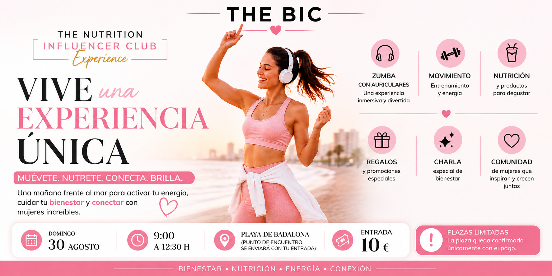 “THE GLOW & MOVE EXPERIENCE” Zumba · Bienestar · Energía · Comunidad