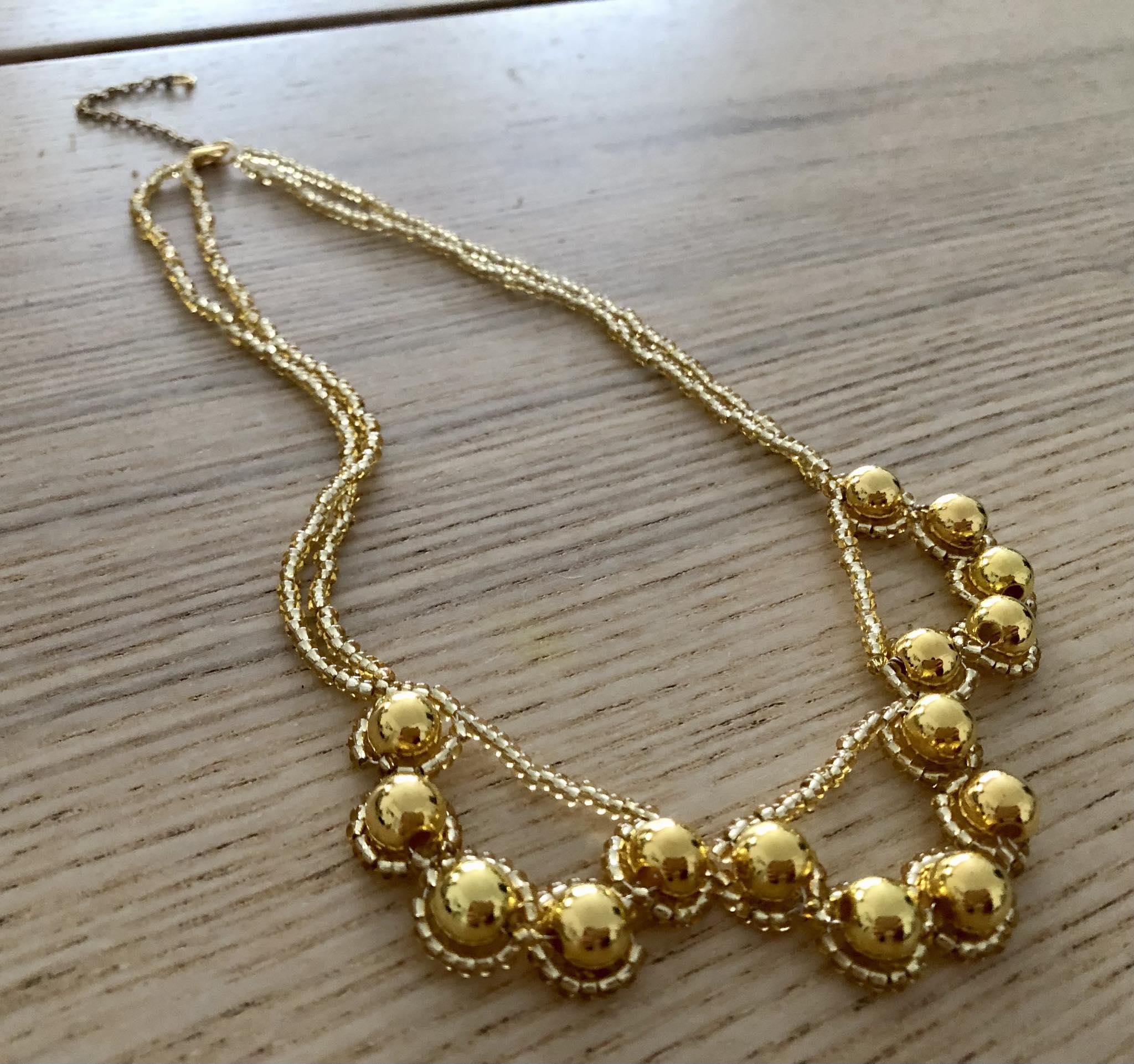 Jewelery making workshop-golden automn