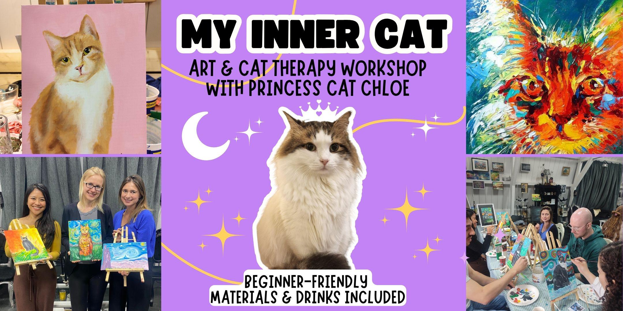 My Inner Cat – Cat&Art Therapy Workshop with Cat Chloe (beginner-friendly)