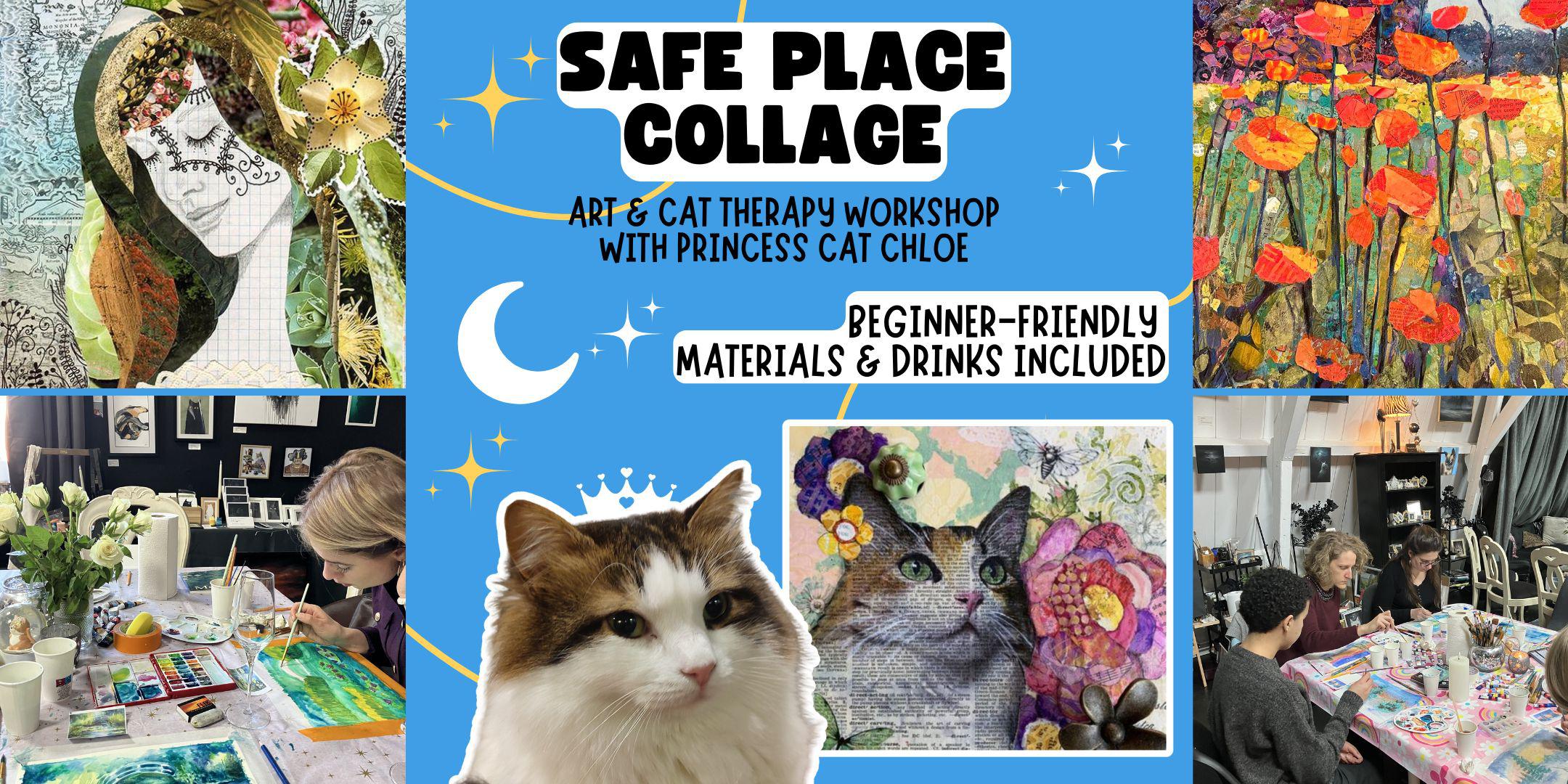 Safe Place Collage – Art therapy workshop (for beginners)