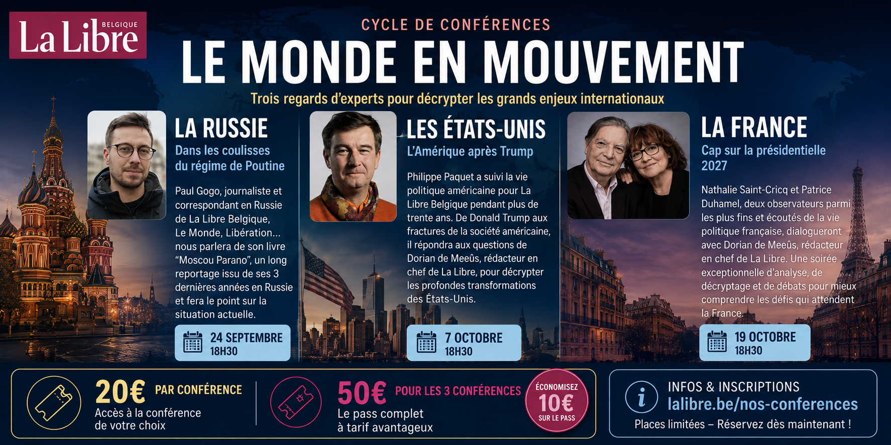 Cycle de conférences: décryptage du monde et de ses bouleversements