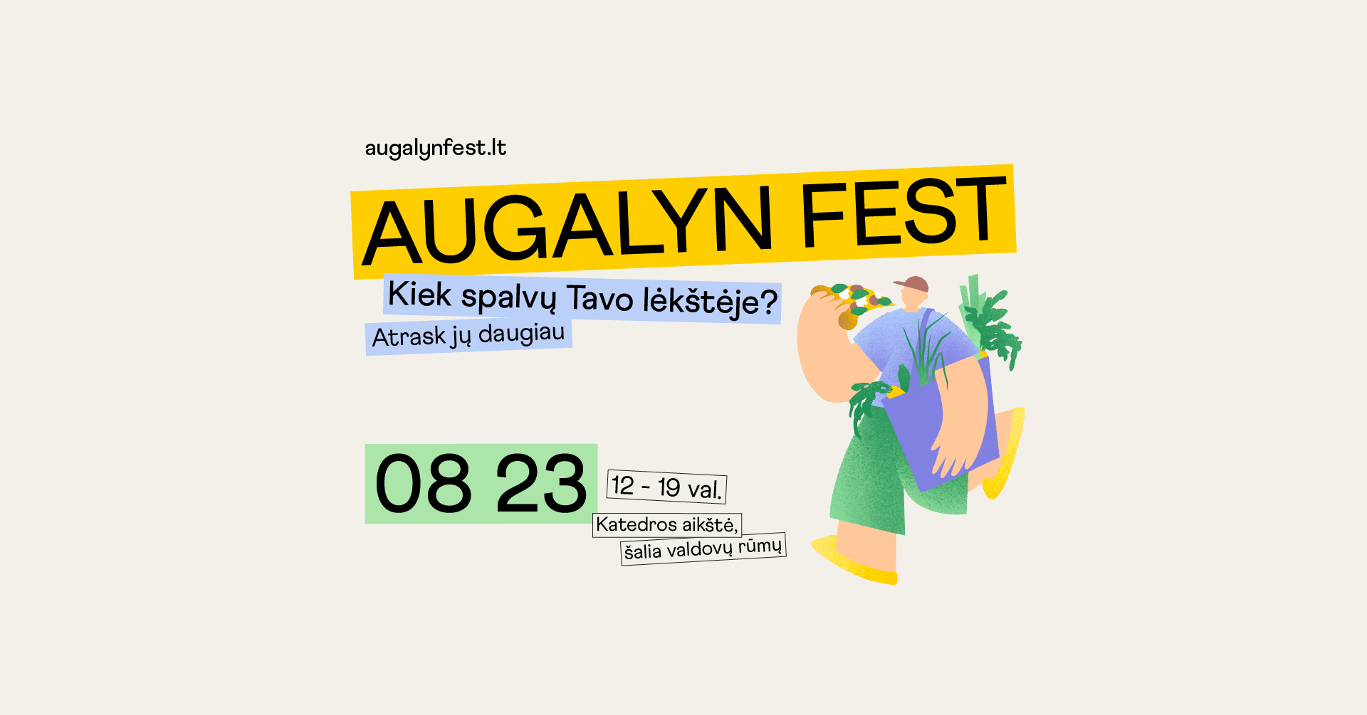 „AUGALYN FEST" dirbtuvės (registruokis tik į vienas)