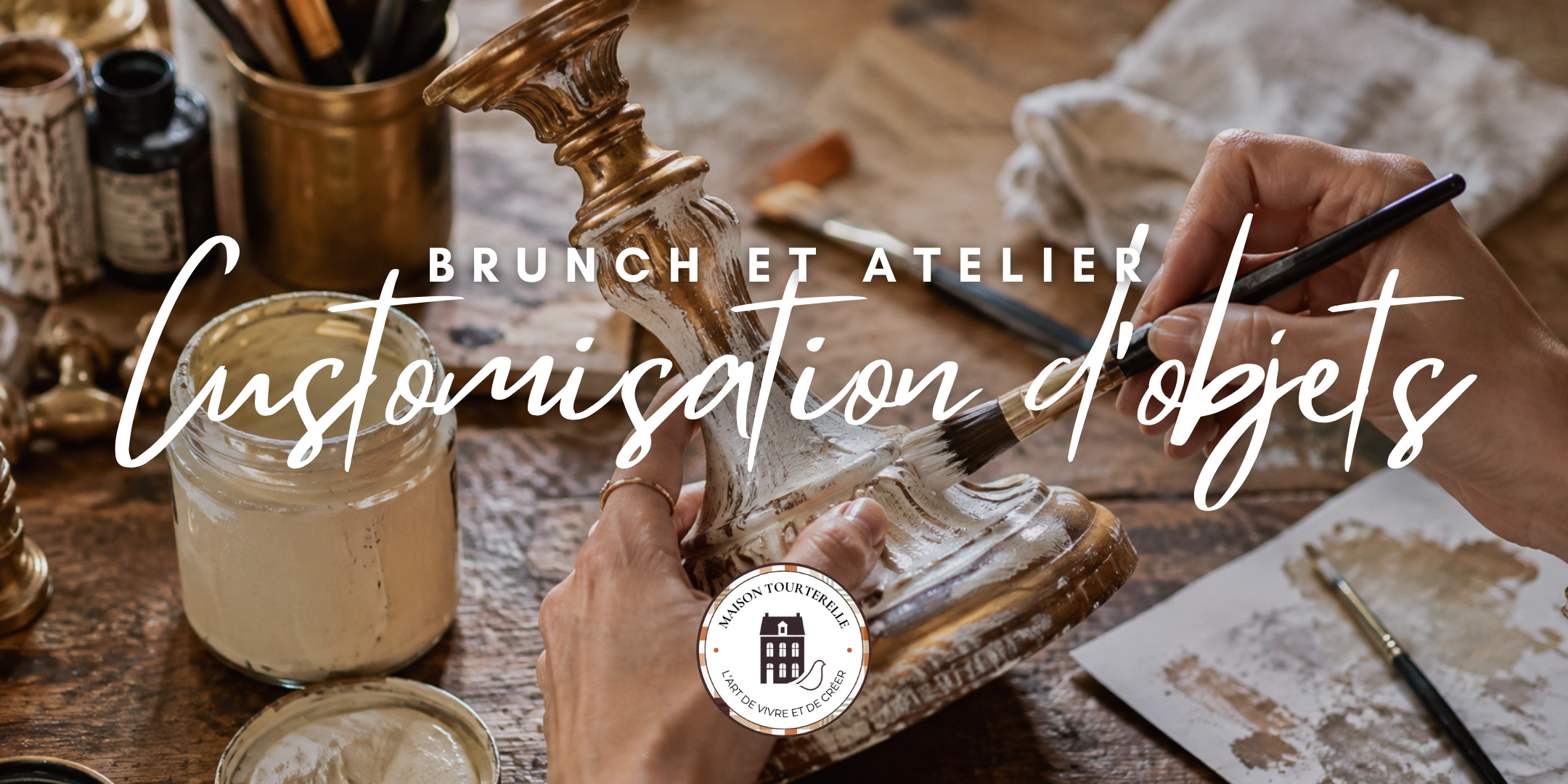 Brunch et atelier Customisation d'objets | Maison Tourterelle