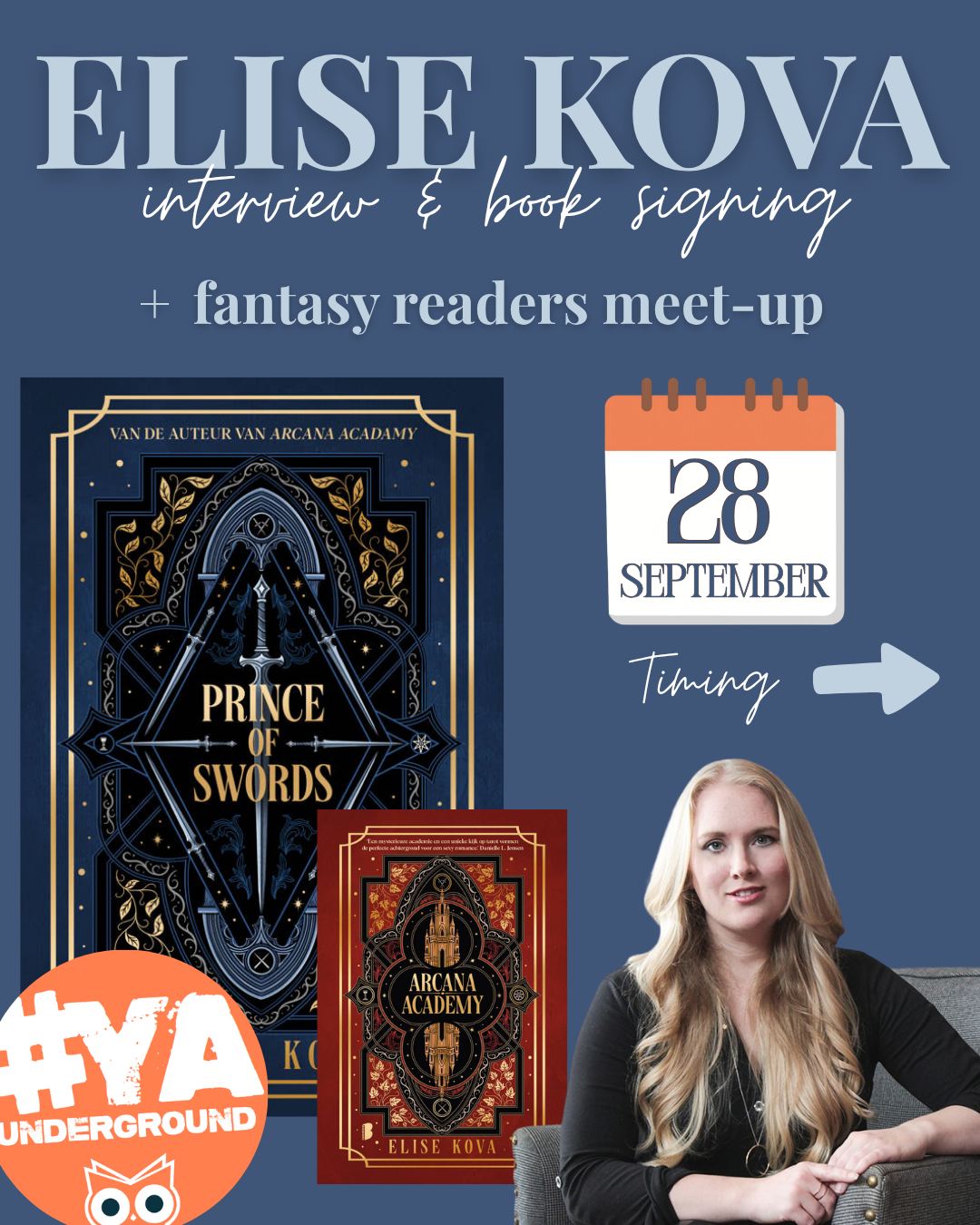 Elise Kova interview & book signing
