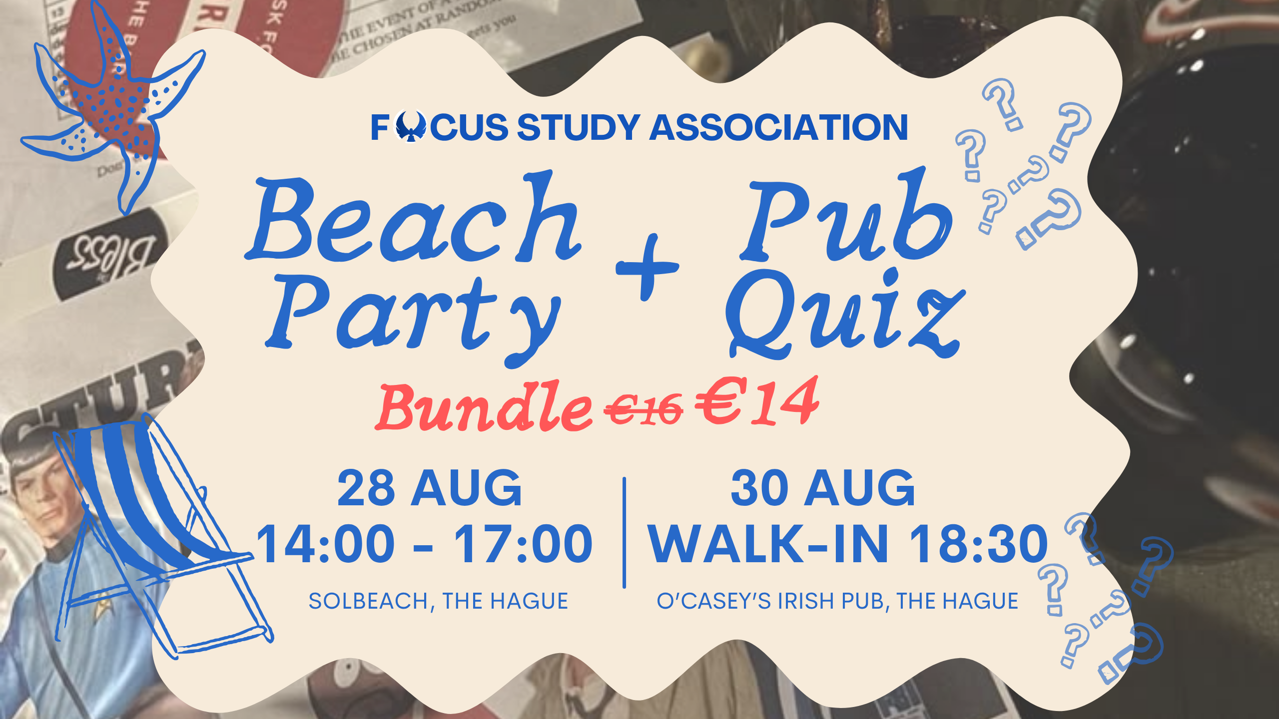 Beach Day + Pub Quiz Bundle Event