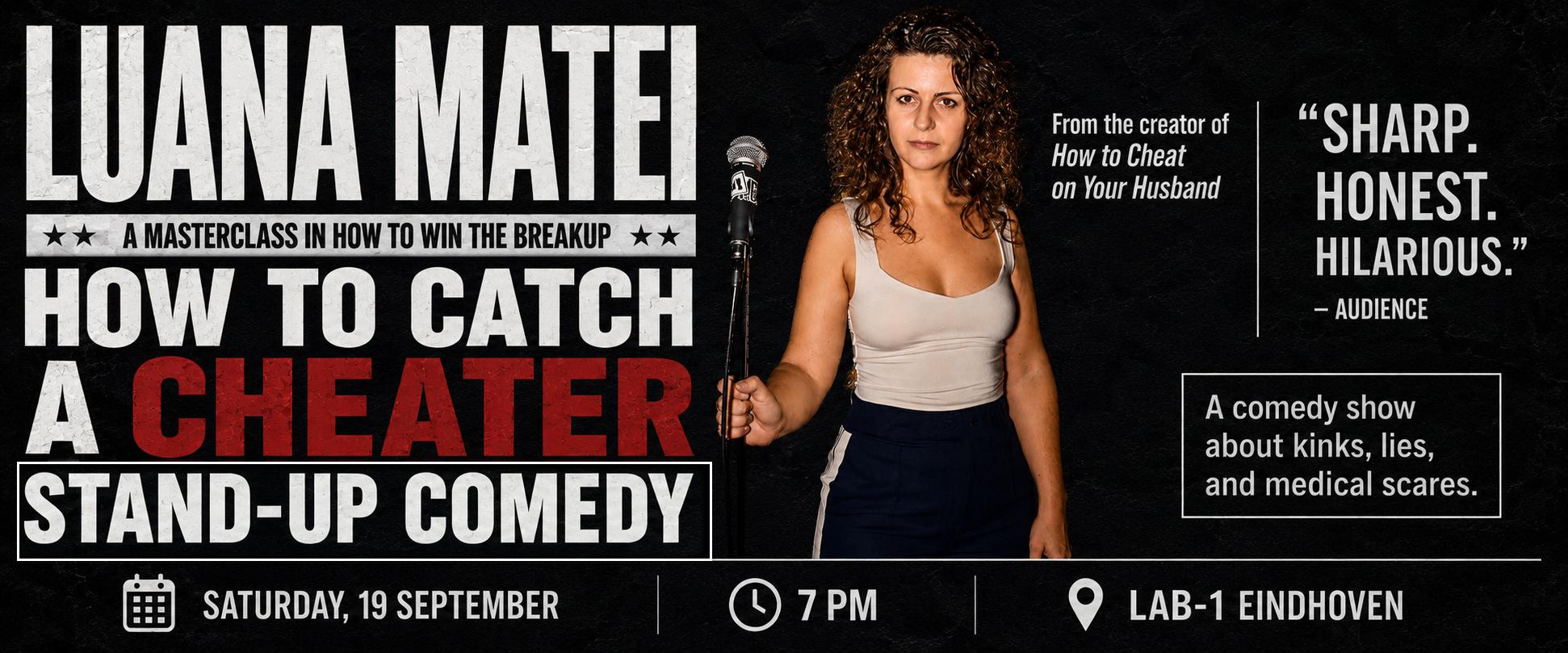 HOW TO CATCH A CHEATER in Brussels (wip) - Stand-up Comedy in English
