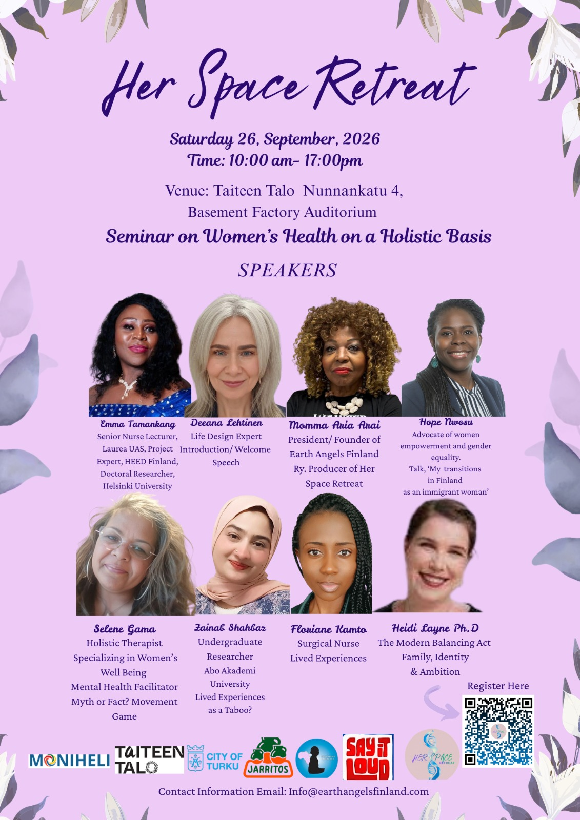Her Space Retreat (Women's Health on a Holistic Basis)