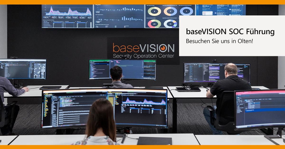 Besuchen Sie das #1 Microsoft und Cloud basierte SOC  der Schweiz in Olten