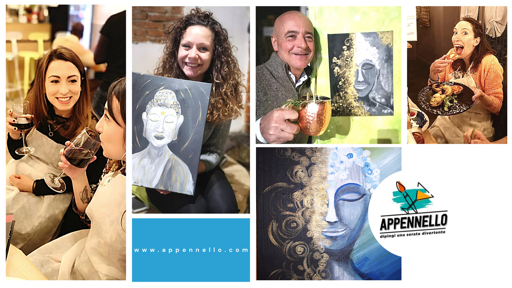 Porto Recanati (MC): Painting Buddha, un aperitivo Appennello